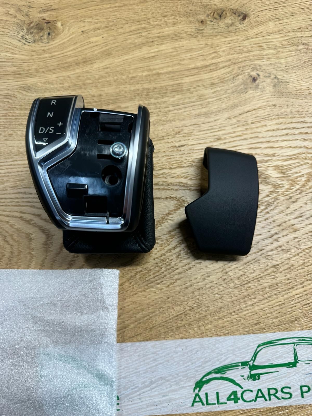 VW TOUAREG CR7 SCHALTKNAUF SCHALTHEBEL LEDER SCHWARZ 761713139A - 761713140 NEU - Obrázek 5