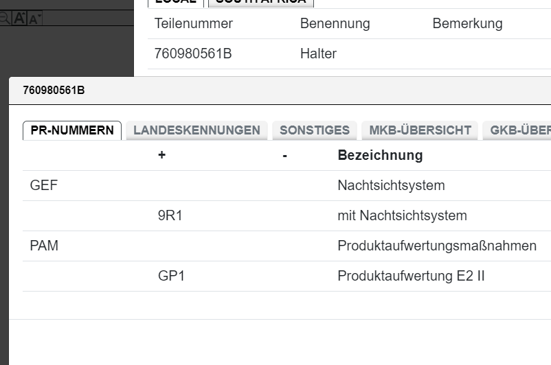 VW TOUAREG HALTERUNG FÜR NACHTSICHTKAMERA 760980561B Fast Neu Teil d v Test Car - Obrázek 6