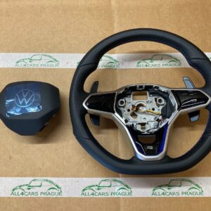 VW TOUAREG MULTIFUNKTIONSLENKRAD LENKRAD LEDERLENKRAD 760419089AA ORIG.NEU!!