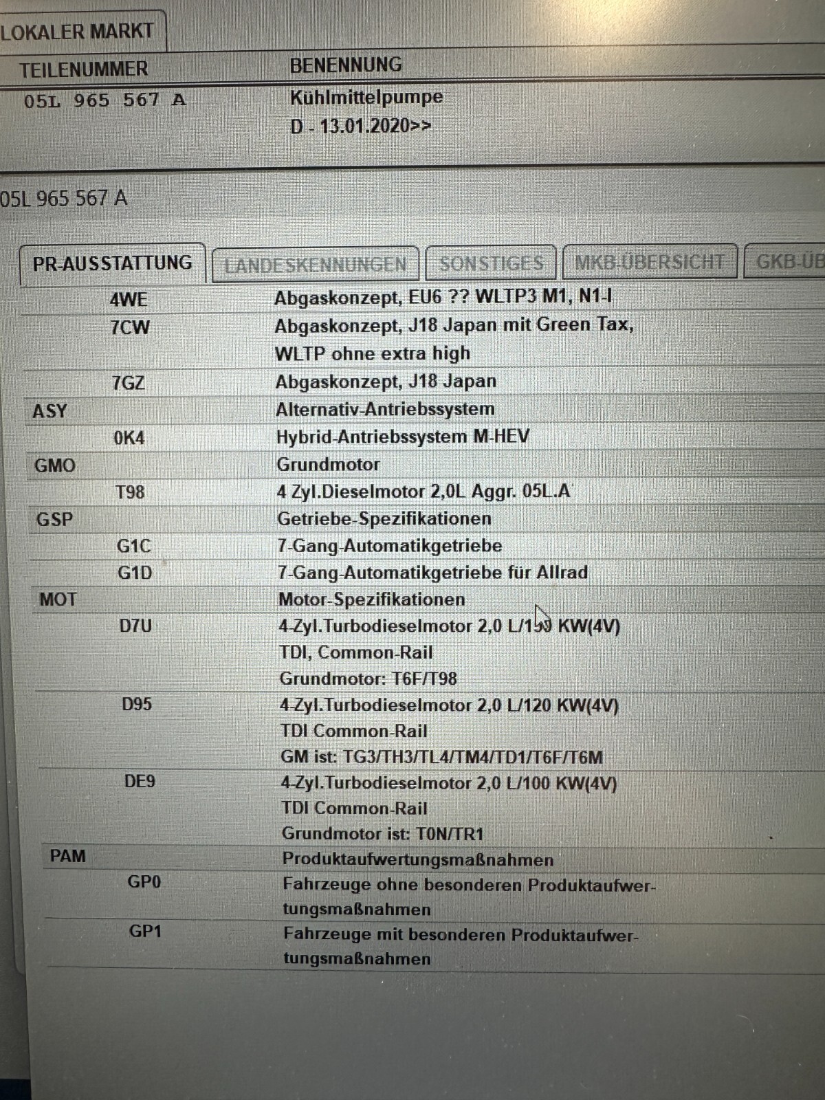 05L 965 567 A AUDI A4,A5,A6,A7,Q5 WASSERPUMPE ZUSATZ WASSERPUMPE 05L965567A NEU! - Obrázek 19