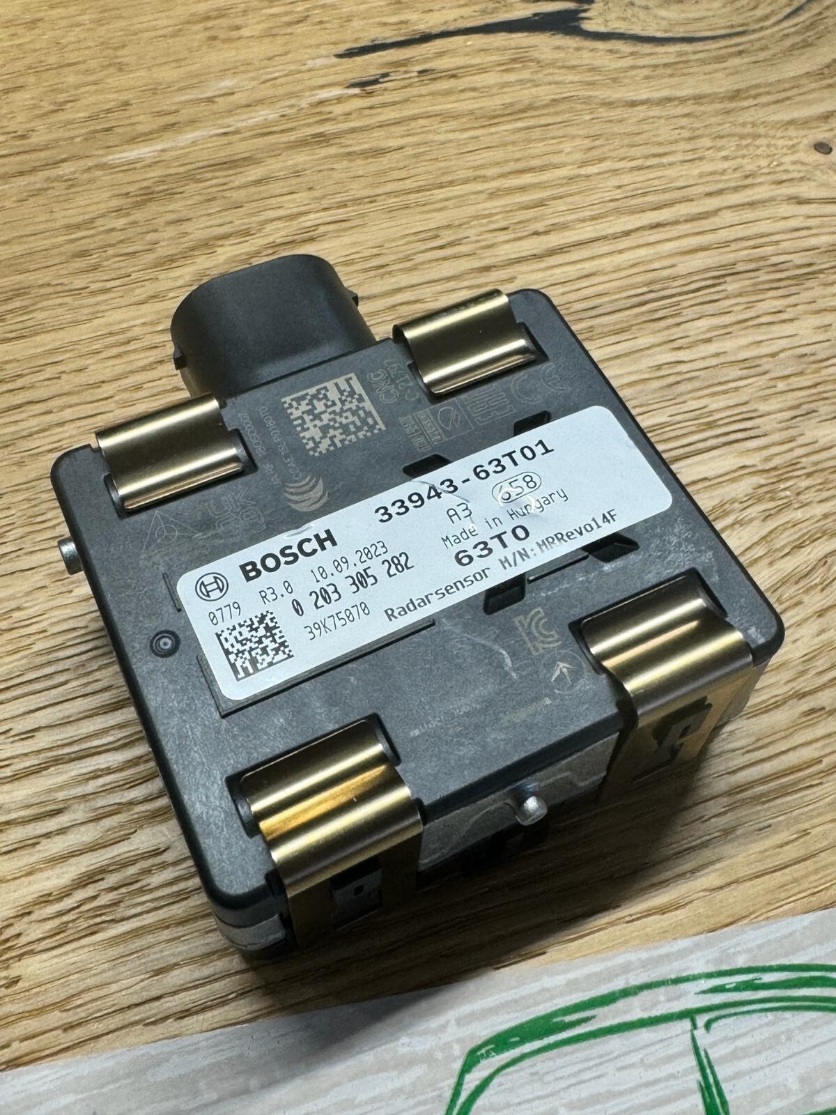 33943-63T01 SUZUKI SENSOR RADAR 33943-63T01 ACC RADAR SENZOR SUZUKI ACC RADAR - Obrázek 22