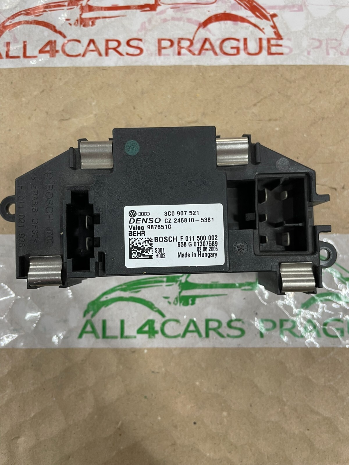 3C0907521 VOLKSWAGEN HEIZGEBLÄSE GEBLÄSEREGLER 3C0907521 FAST NEU TEIL orig VW - Obrázek 3