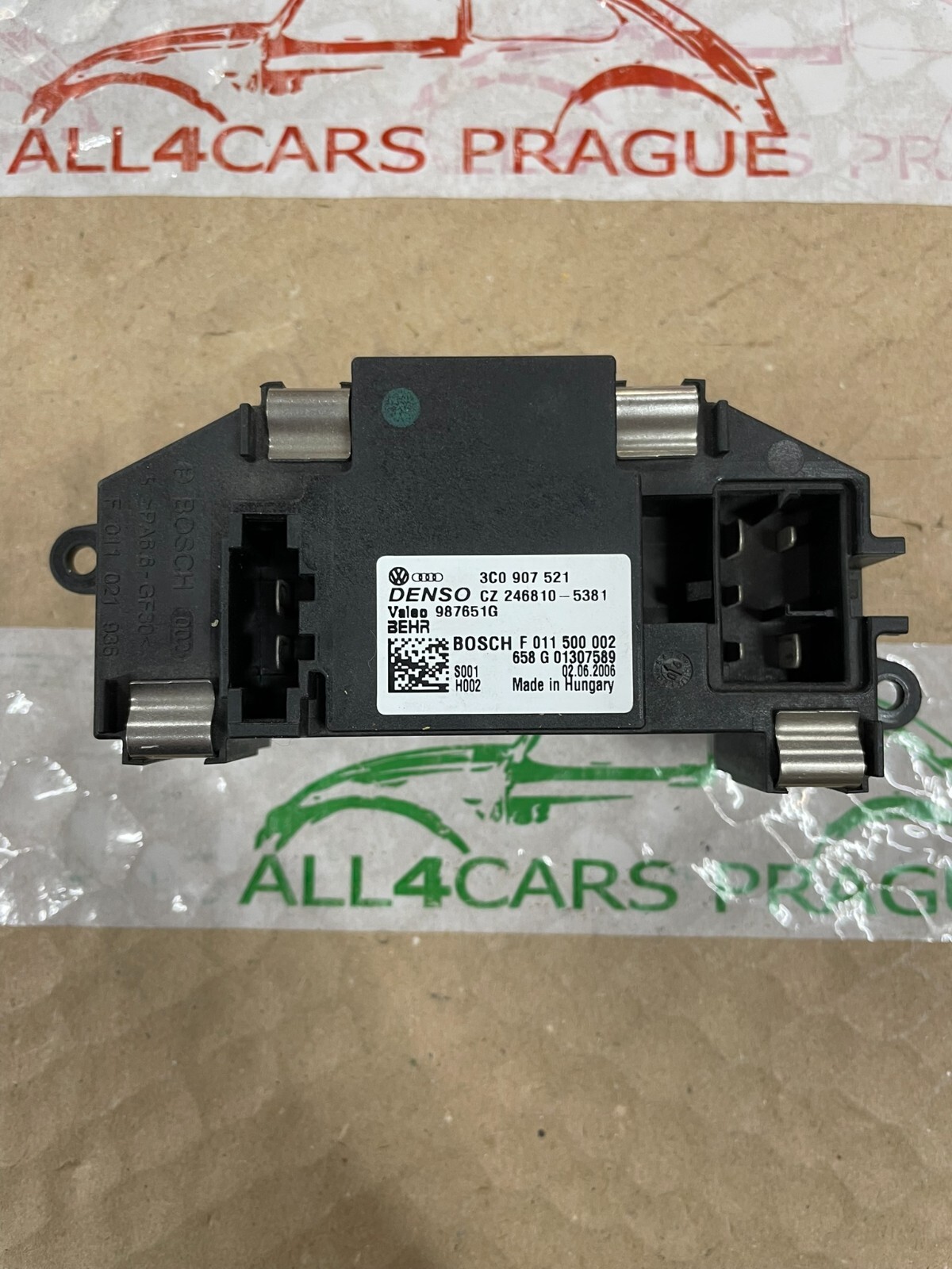 3C0907521 VOLKSWAGEN HEIZGEBLÄSE GEBLÄSEREGLER 3C0907521 FAST NEU TEIL orig VW - Obrázek 4