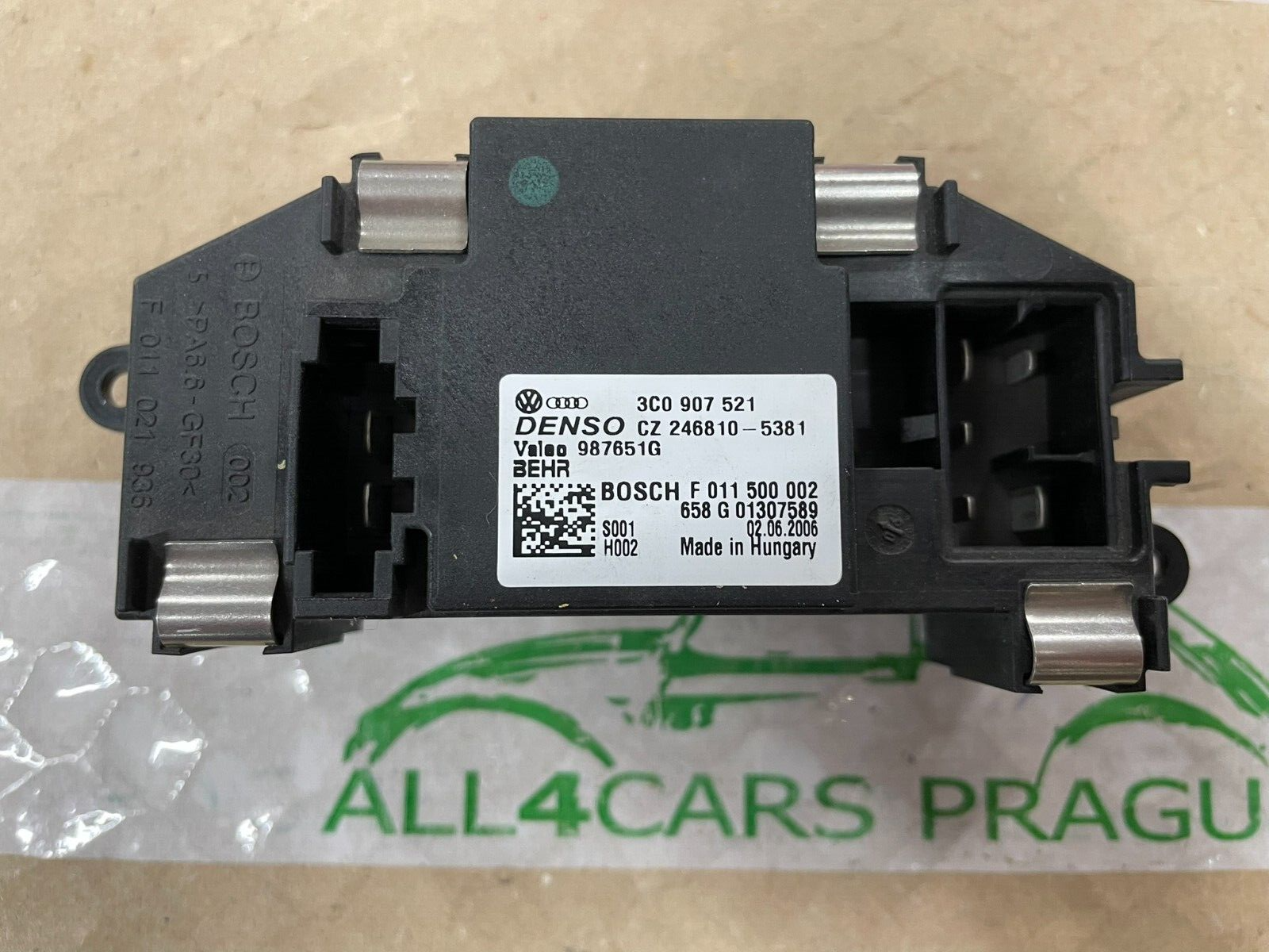 3C0907521 VOLKSWAGEN HEIZGEBLÄSE GEBLÄSEREGLER 3C0907521 FAST NEU TEIL orig VW