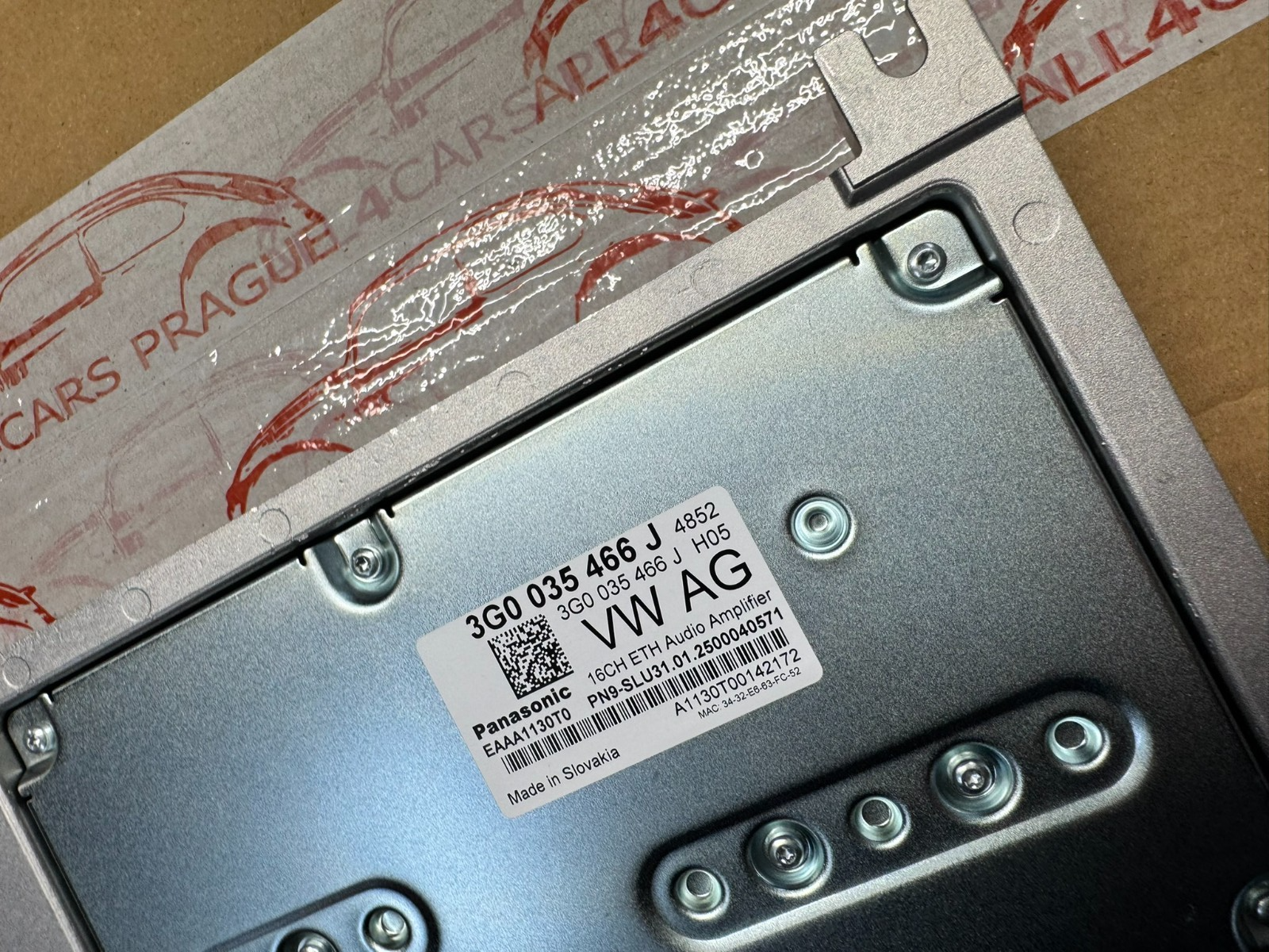 3G0035466J VW ŠKODA AUDIO VERSTÄRKER AUDIO AMPLIFIER 3G0035466J ORIG.NEU TEIL ! - Obrázek 12