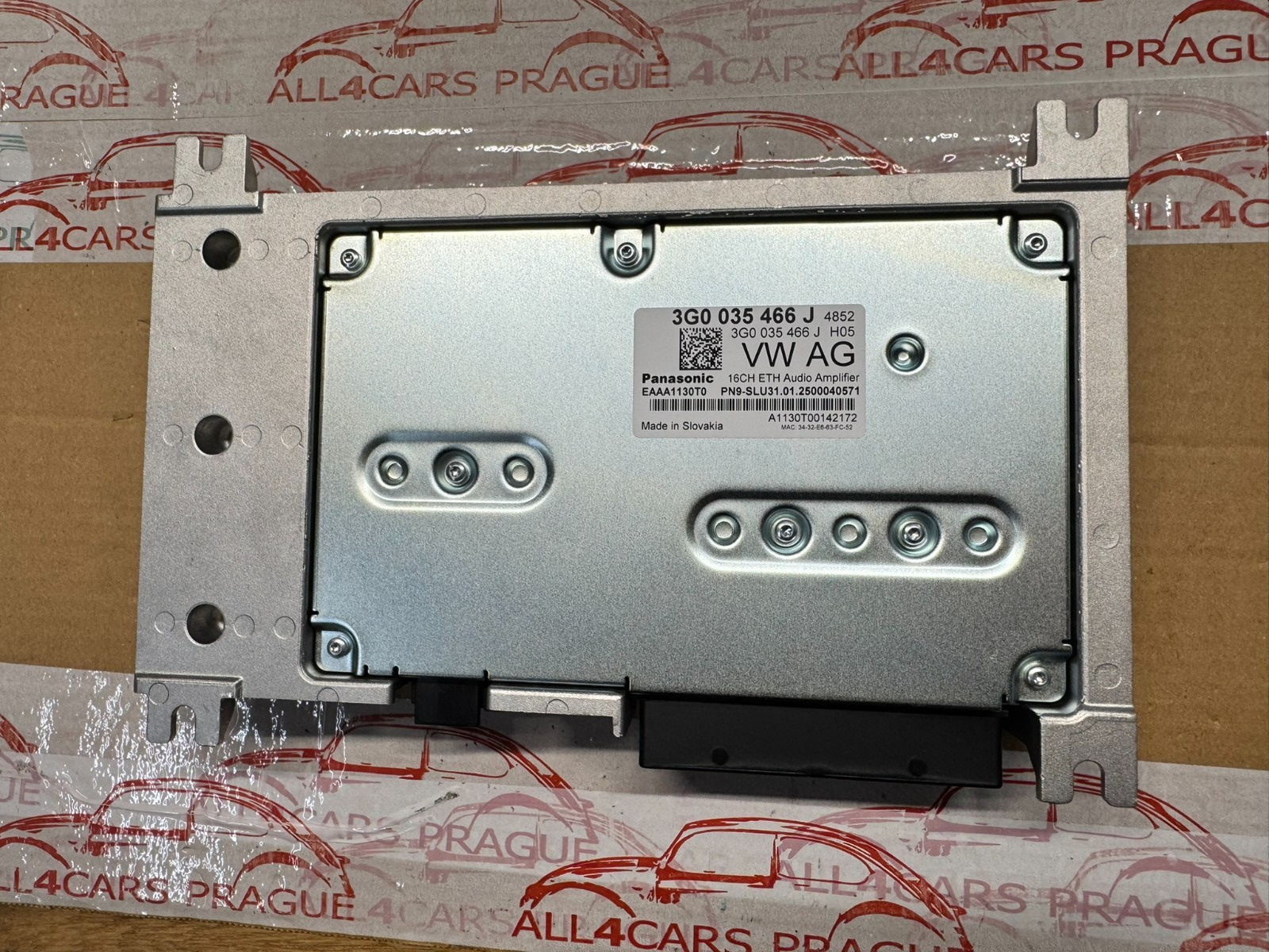 3G0035466J VW ŠKODA AUDIO VERSTÄRKER AUDIO AMPLIFIER 3G0035466J ORIG.NEU TEIL ! - Obrázek 13