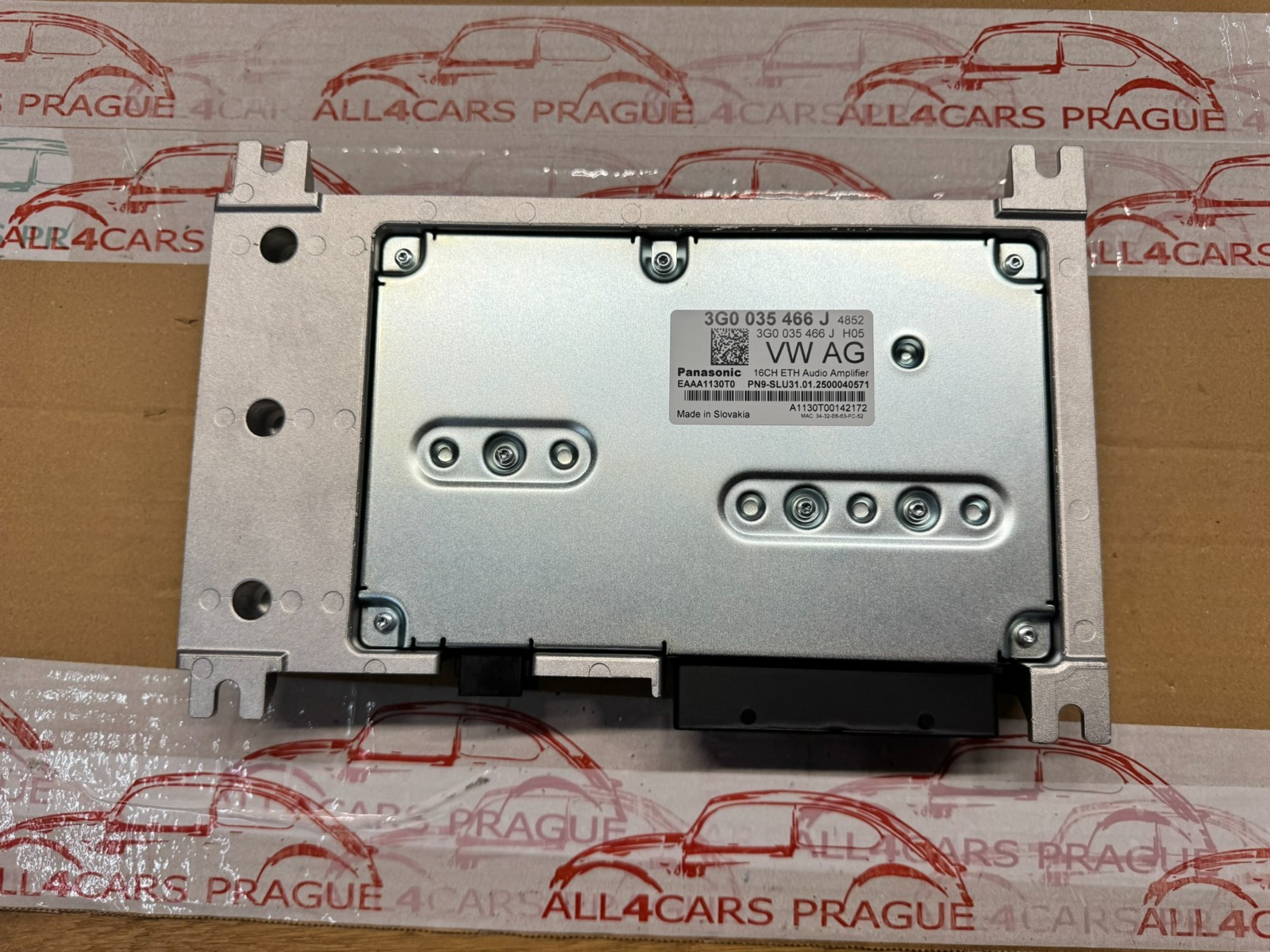 3G0035466J VW ŠKODA AUDIO VERSTÄRKER AUDIO AMPLIFIER 3G0035466J ORIG.NEU TEIL ! - Obrázek 10