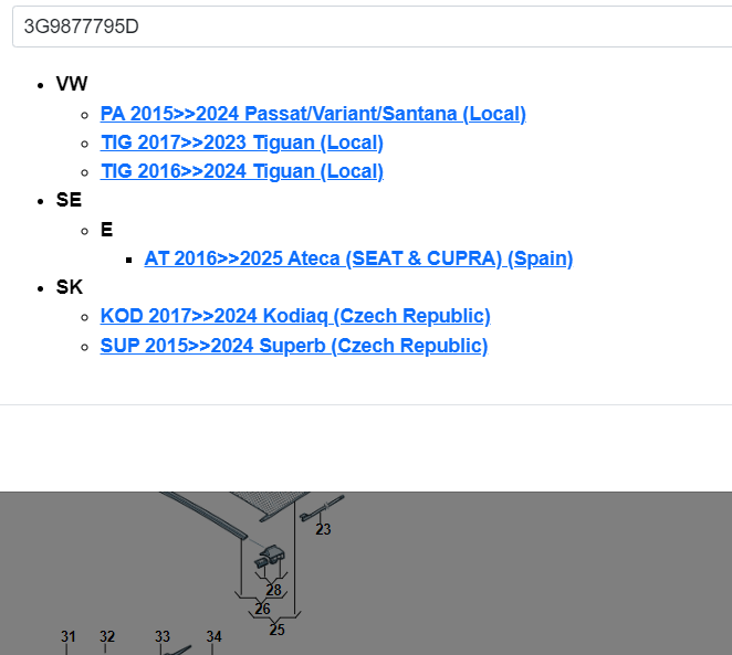 3G9877795D VOLKSWAGEN PASSAT B8 3G VORN SCHIEBEDACH MOTOR 3G9877795D Fast Neu... - Obrázek 6