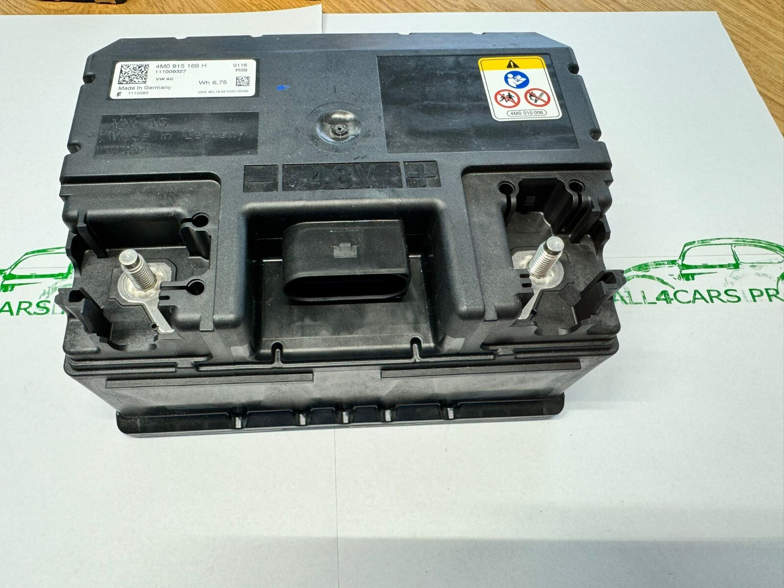 4M0915169H PORSCHE SPEICHERKONDENSATOR FUR 48 VOLT BATERIE BORDNETZ ORI.NEU - Obrázek 4