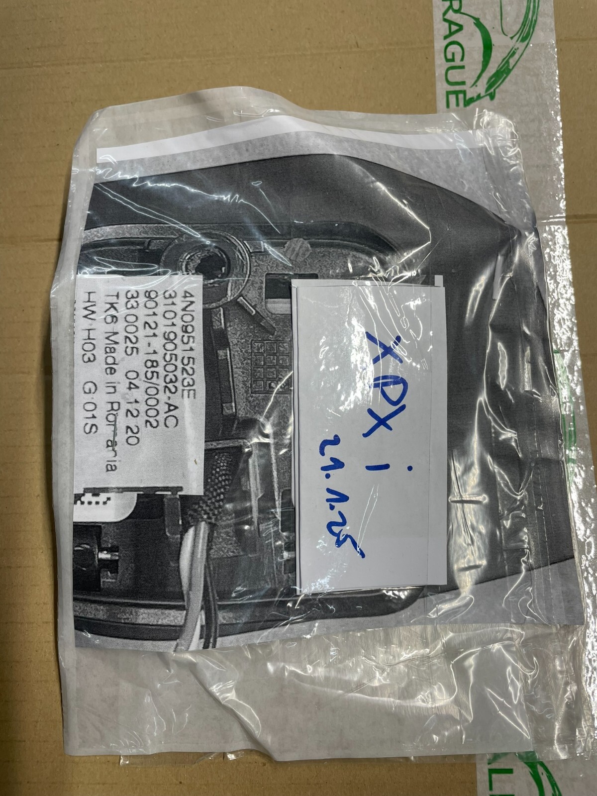 4N0951523E AUDI LENKRAD SCHALTWIPPEN - SCHALT PADELS 4N0951523E LINKS MINUS ORIG - Obrázek 15