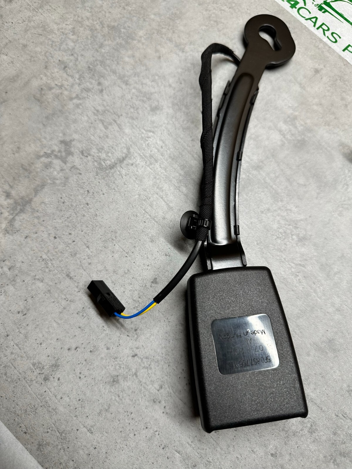 5F0857756 SEAT LEON GURTSCHLOSS VORNE RECHTS 5F0857756 5F0857756YLZ ORIG.NEU - Obrázek 9