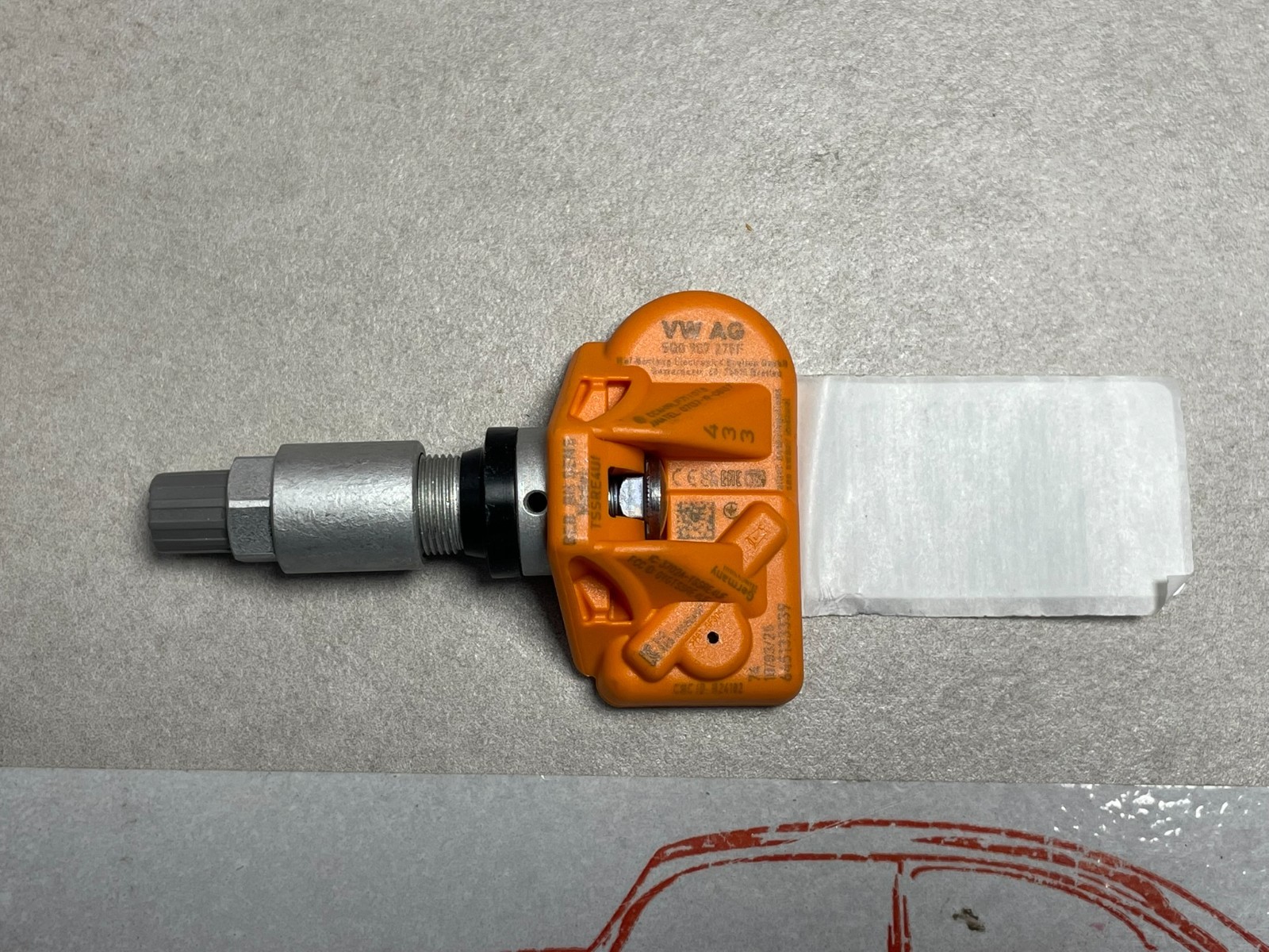 5Q0907275F VW ŠKODA SEAT REIFENDRUCK SENSOR TPMS/RDKS 5Q0907275F ORIG.NEU VW !! - Obrázek 12