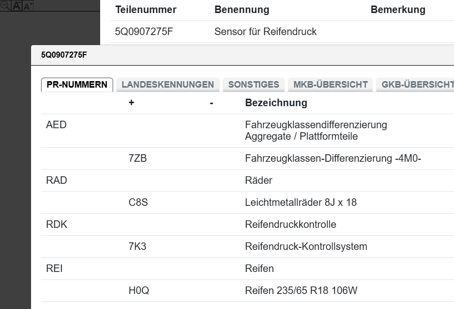 5Q0907275F VW ŠKODA SEAT REIFENDRUCK SENSOR TPMS/RDKS 5Q0907275F ORIG.NEU VW !! - Obrázek 7