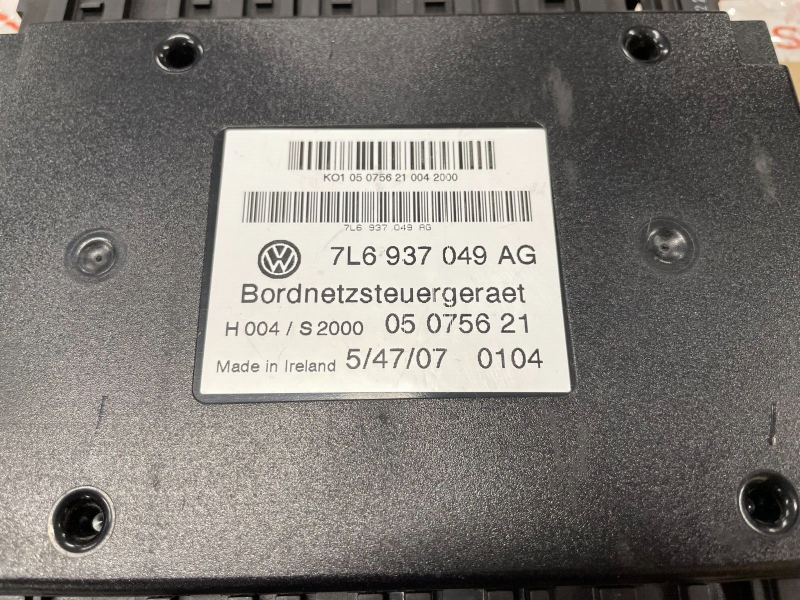 7L6937049AG VW TOUAREG BCM KOMFORT STEUERGERÄT BORDNETZ STEUERGERÄT 7L6937049AG - Obrázek 3