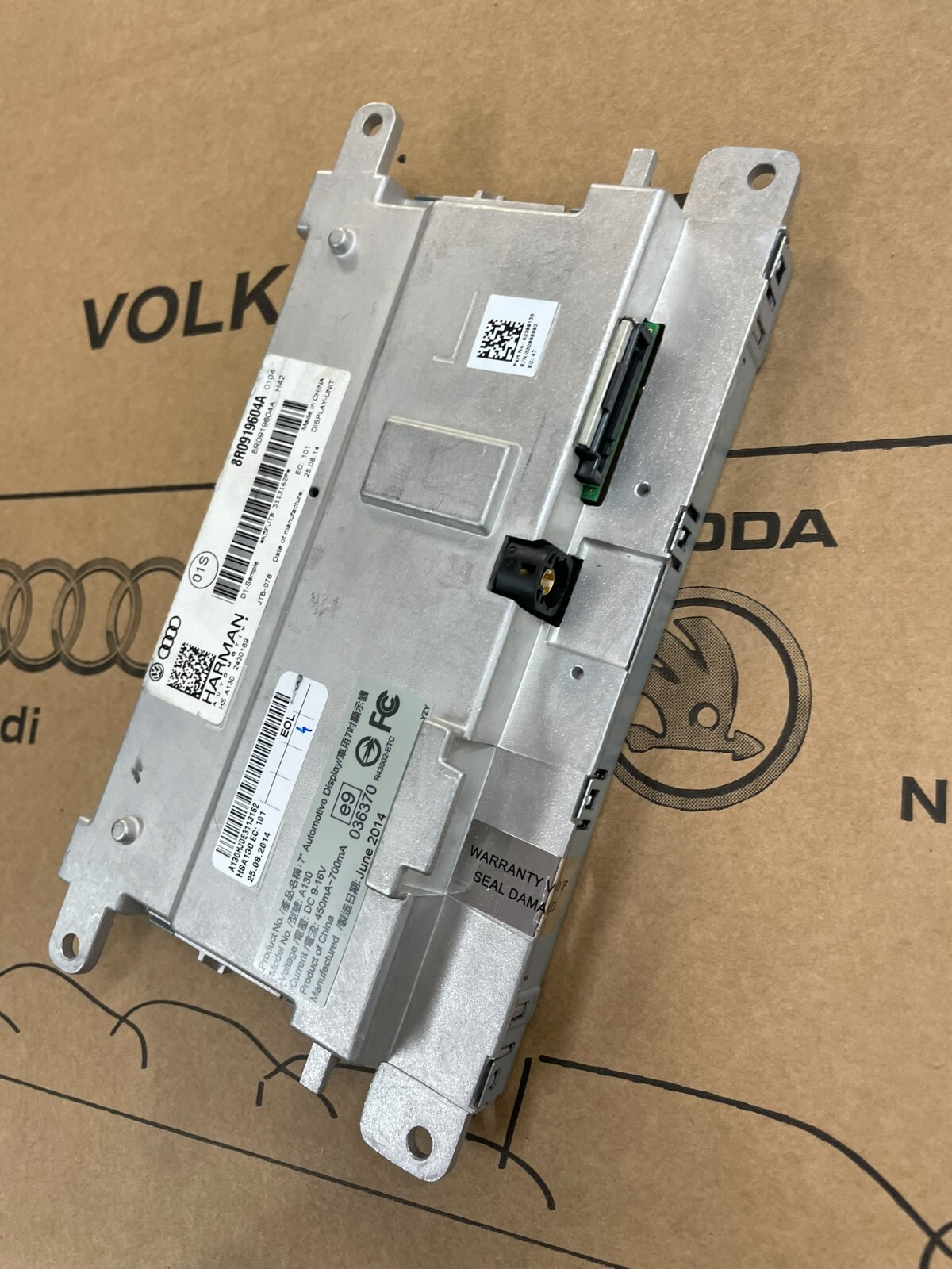 8R0919604A AUDI A4 A5 Q5 Q7 LCD NAVIGATIONSANZEIGE BILDSCHIRM 8R0919604A ORIG - Obrázek 16