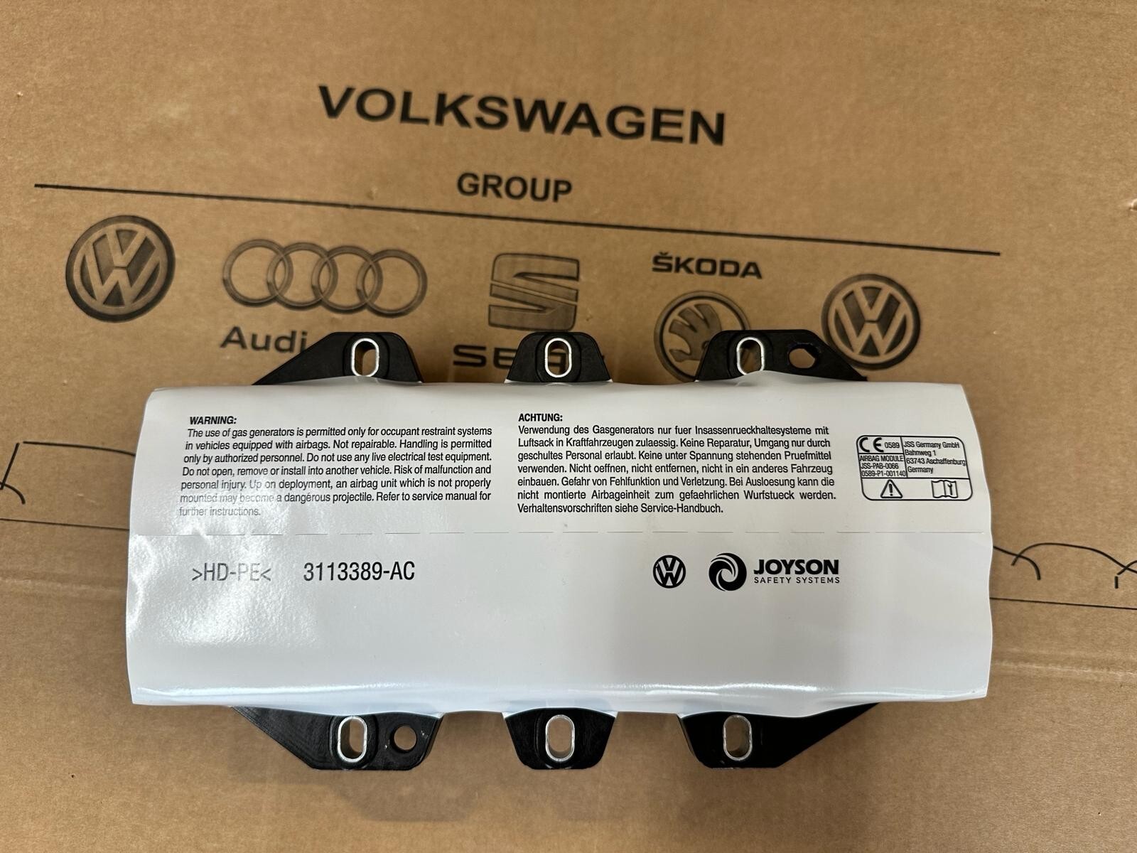 AIRBAG VOLKSWAGEN ID.4 - ID.5 ARMATURENBRETT AIRBAG DASHBOARD AIRBAG 11A880204D - Obrázek 6