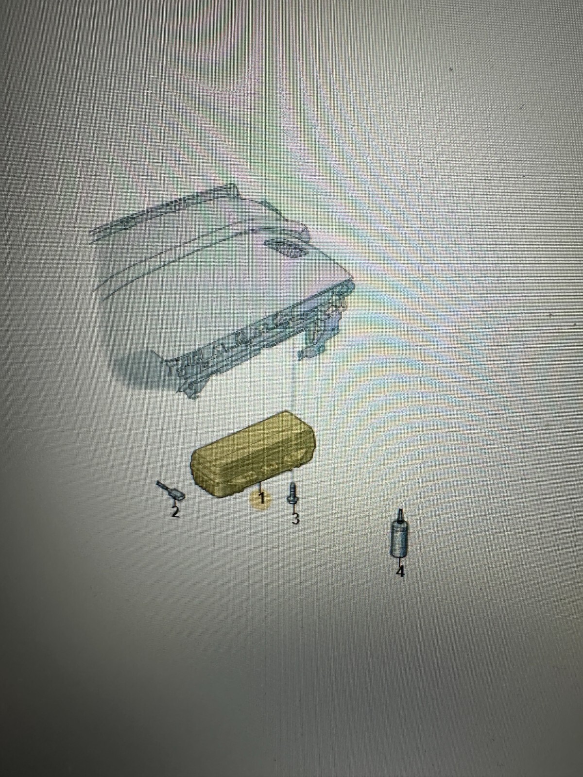 AIRBAG VOLKSWAGEN ID.4 - ID.5 ARMATURENBRETT AIRBAG DASHBOARD AIRBAG 11A880204D - Obrázek 8