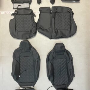 AUDI 4M Q7 SQ7 SITZ BEZÜGEN SPORT LEDER BEHEIZT VORN + HINTEN ORIG.AUDI NEU TEIL