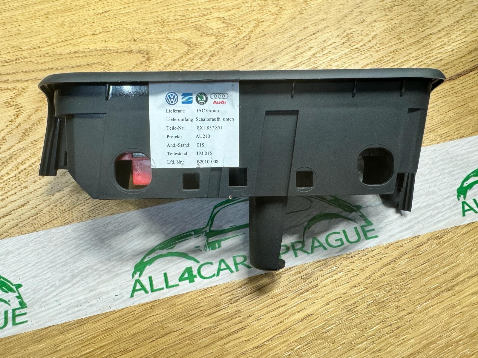 AUDI A1 SCHALTER LEISTE MEHR FACHSCHALTER MIT SITZHEIZUNG 8X1857851 ORIG.AUDI ! - Obrázek 3