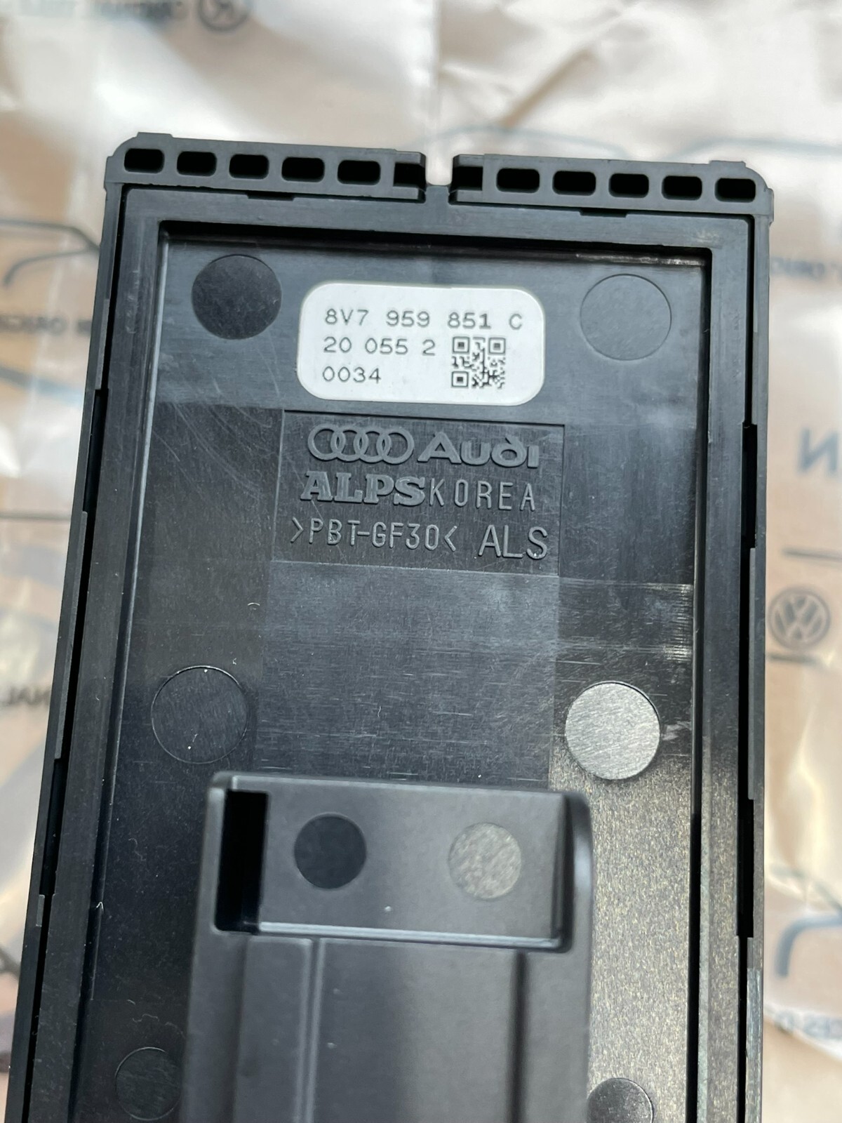 AUDI A3 CABRIOLET SCHALTER FÜR ELEKTRISCHEN FENSTERHEBER 8V7959851C ORIG.NEU!! - Obrázek 10