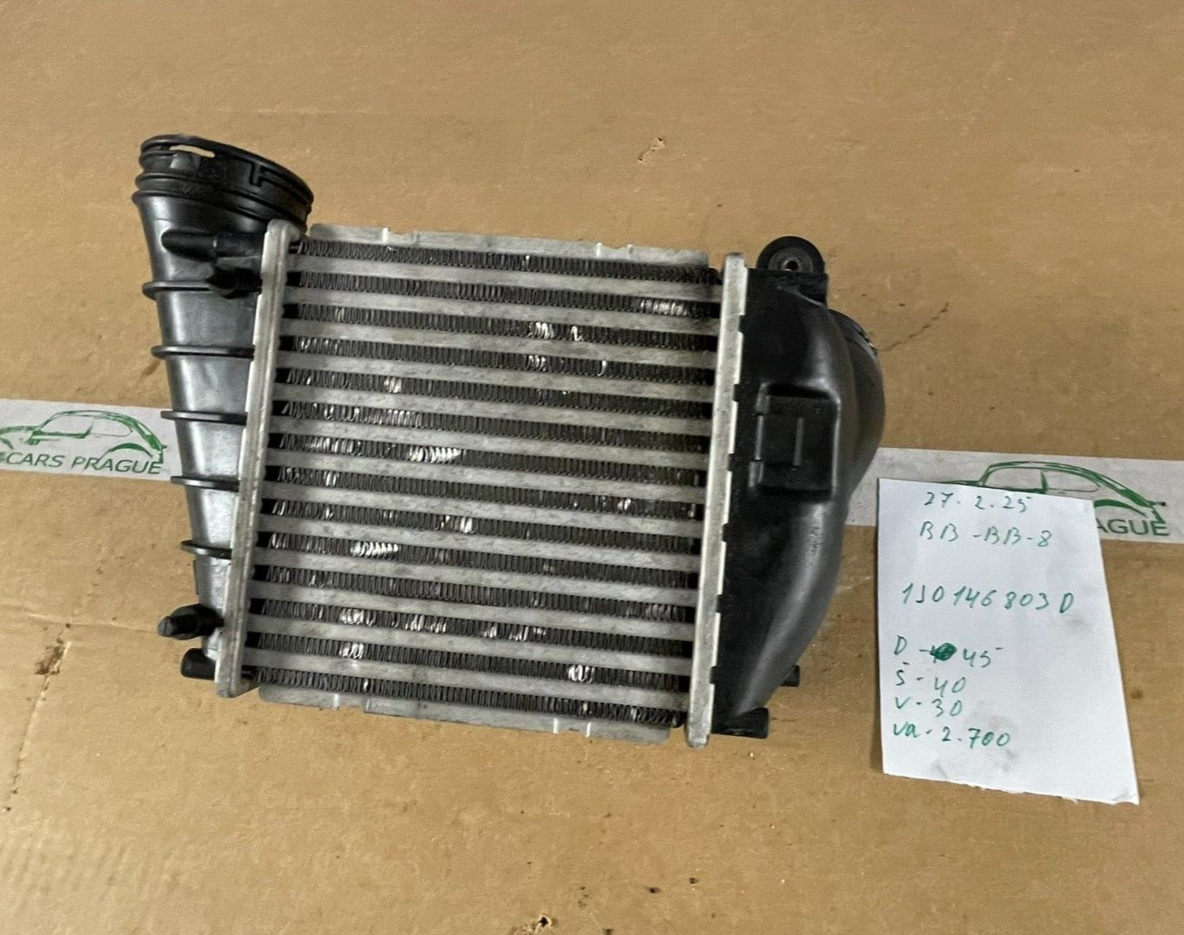 AUDI A3 VW GOLF BORA LADELUFTKÜHLER 1J0145803D = 1J0145803L = 1J0145803N TESTCAR - Obrázek 16