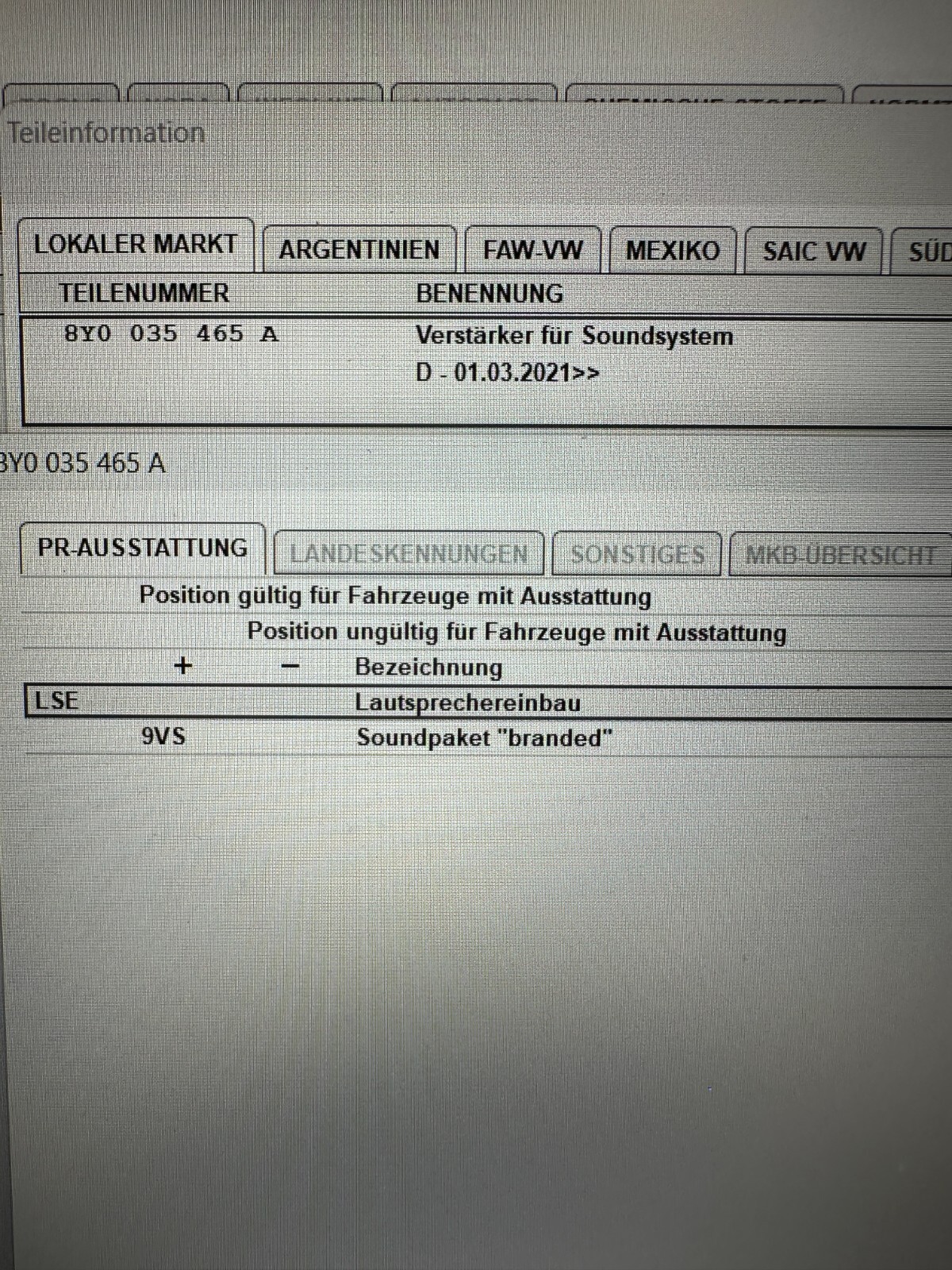 AUDI A3,A4,A5,A6,A7,A8,Q7..HARMAN BANG OLUFSEN AUDIO VERSTÄRKER 8Y0035465A NEU ! - Obrázek 6