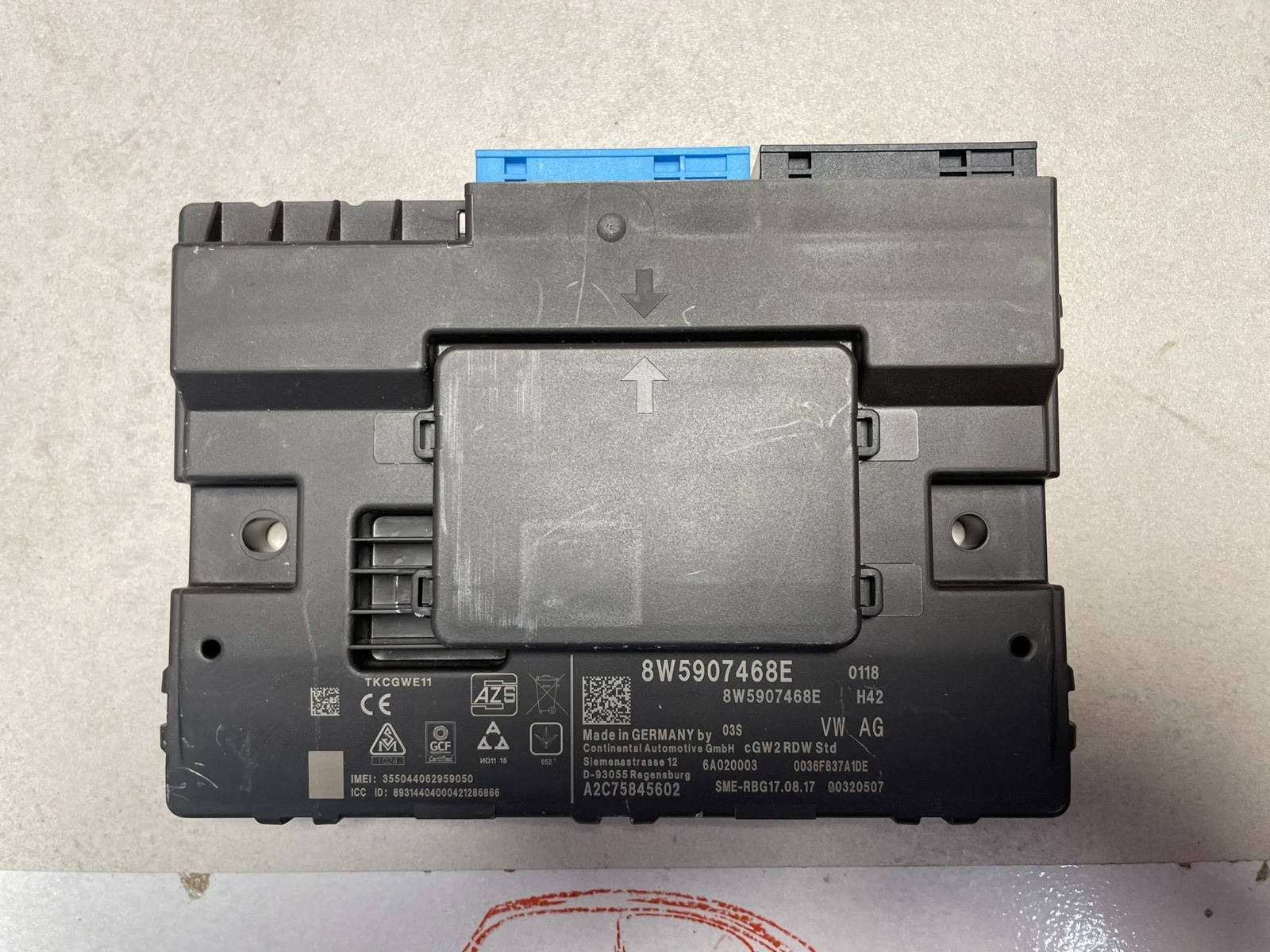 AUDI A4 A5 Q5 Q7 STEUERGERÄT FÜR DIAGNOSE INTERFACE GATEWAY 8W5907468E ORIG NEU - Obrázek 8