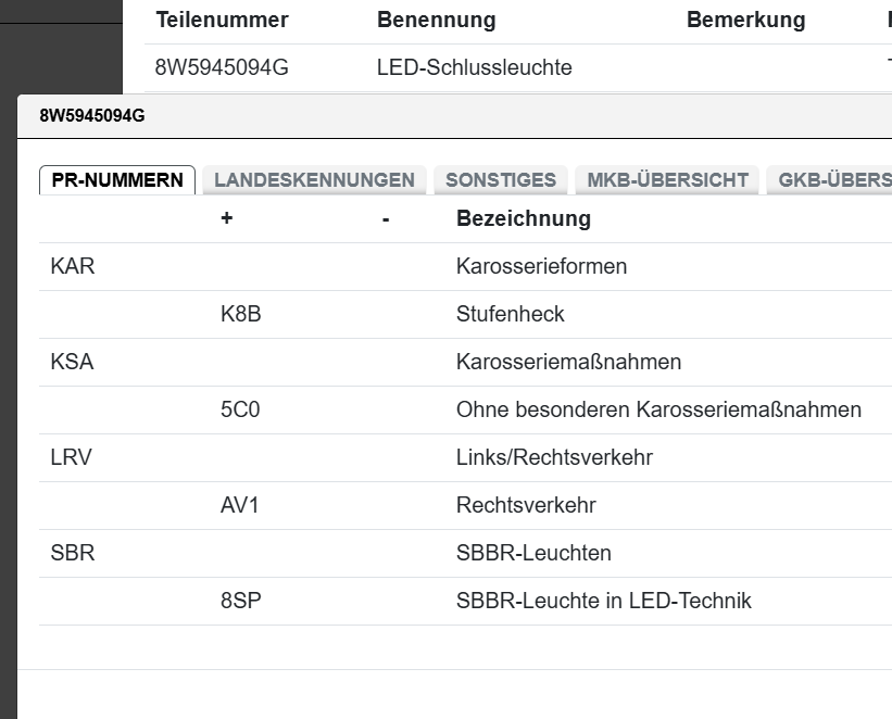 AUDI A4 LED HECKLEUCHTE HECKLAMPE RECHTS 8W5945094G DEM VOM TEST WAGEN ORIGINAL - Obrázek 5