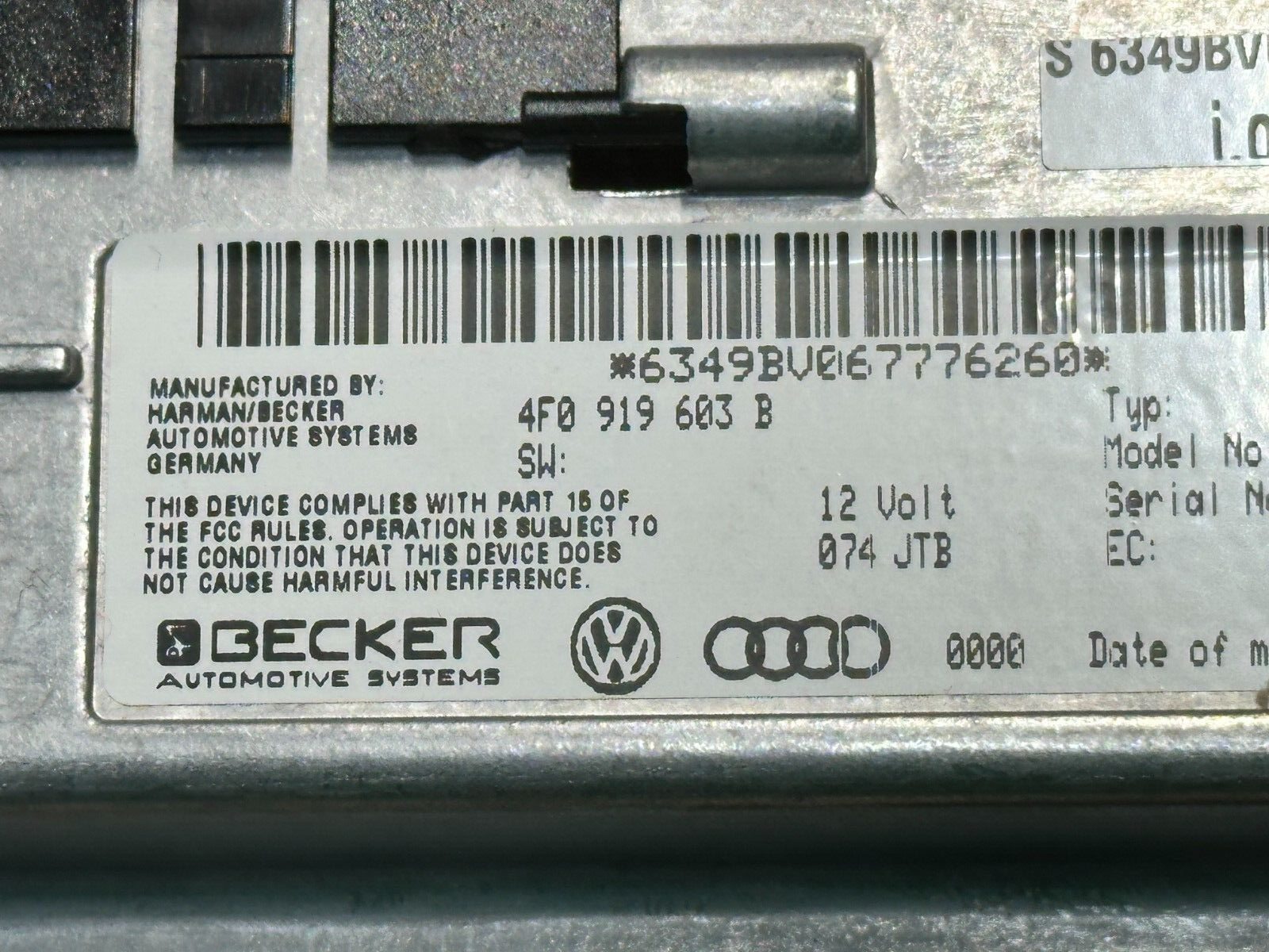 AUDI A4 NAVI NAVIGATION BILDSCHIRM MONITOR DISPLAY MMI 4F0919603B Fast Neu Test. - Obrázek 4