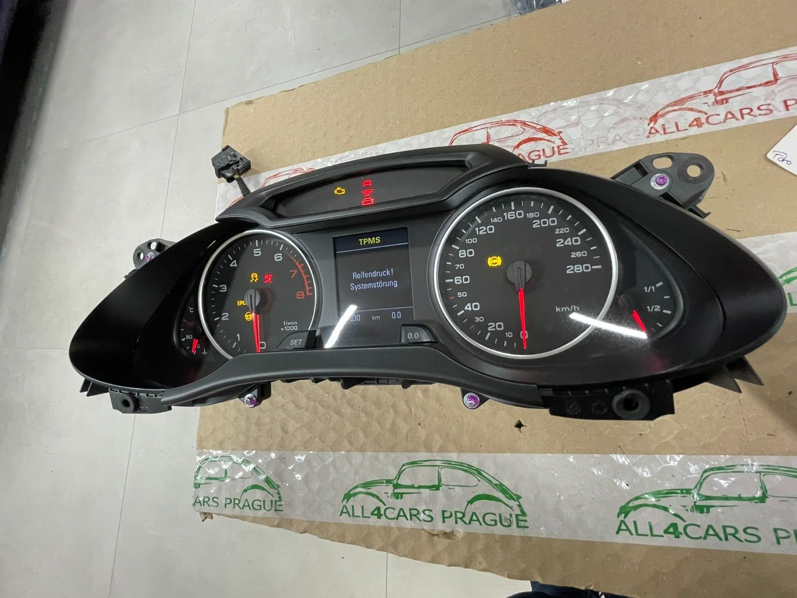 AUDI A4 TACHO CLUSTER KOMBIINSTRUMENT 8K0920930G FAST NEU DEM VOM TEST WAGEN.... - Obrázek 6