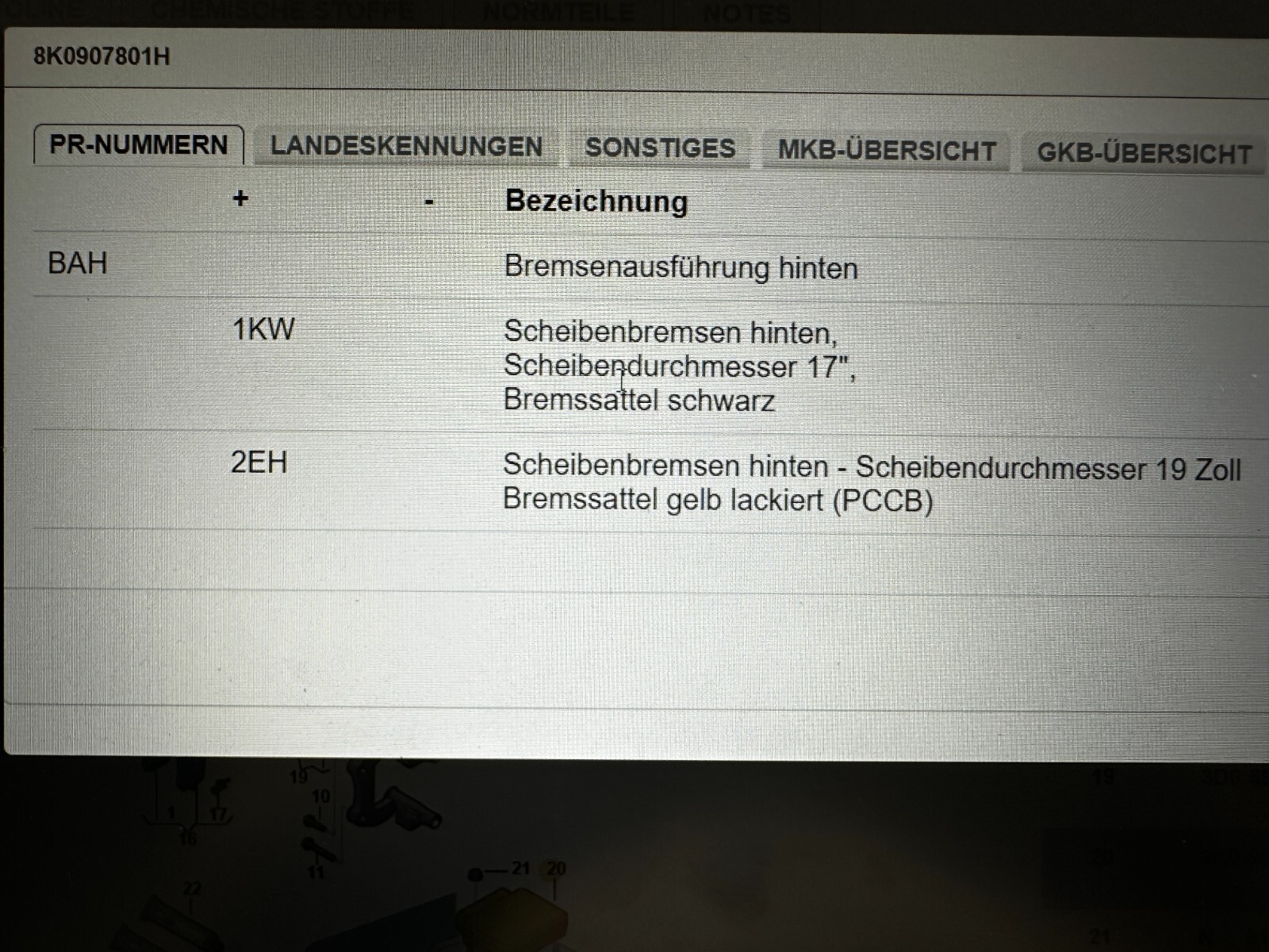 AUDI A4/A5/Q5 STEUERGERÄT FESTSTELLBREMSE 8K0907801G Fast Neu Demont v. Test Car - Obrázek 5
