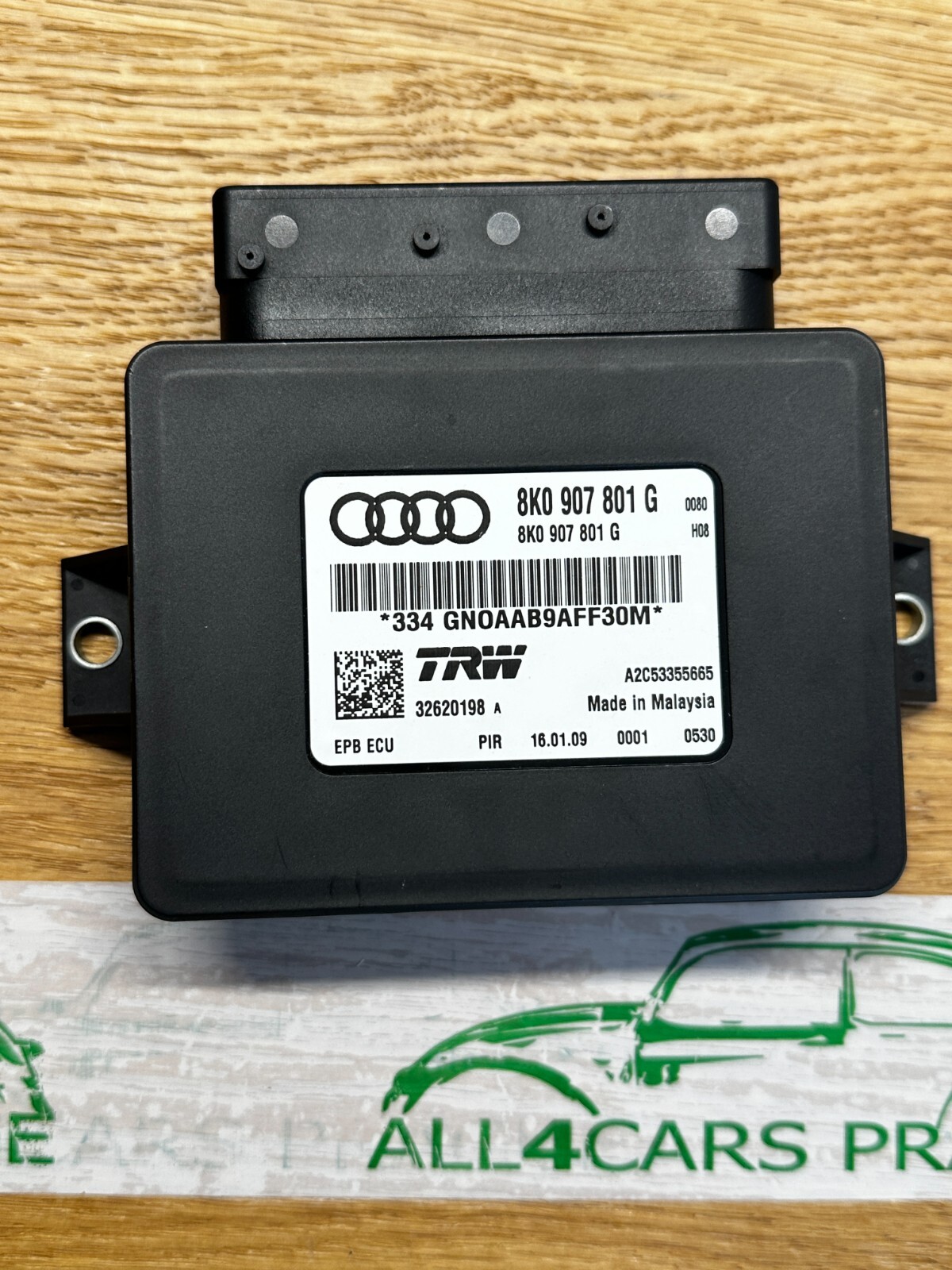 AUDI A4/A5/Q5 STEUERGERÄT FESTSTELLBREMSE 8K0907801G Fast Neu Demont v. Test Car