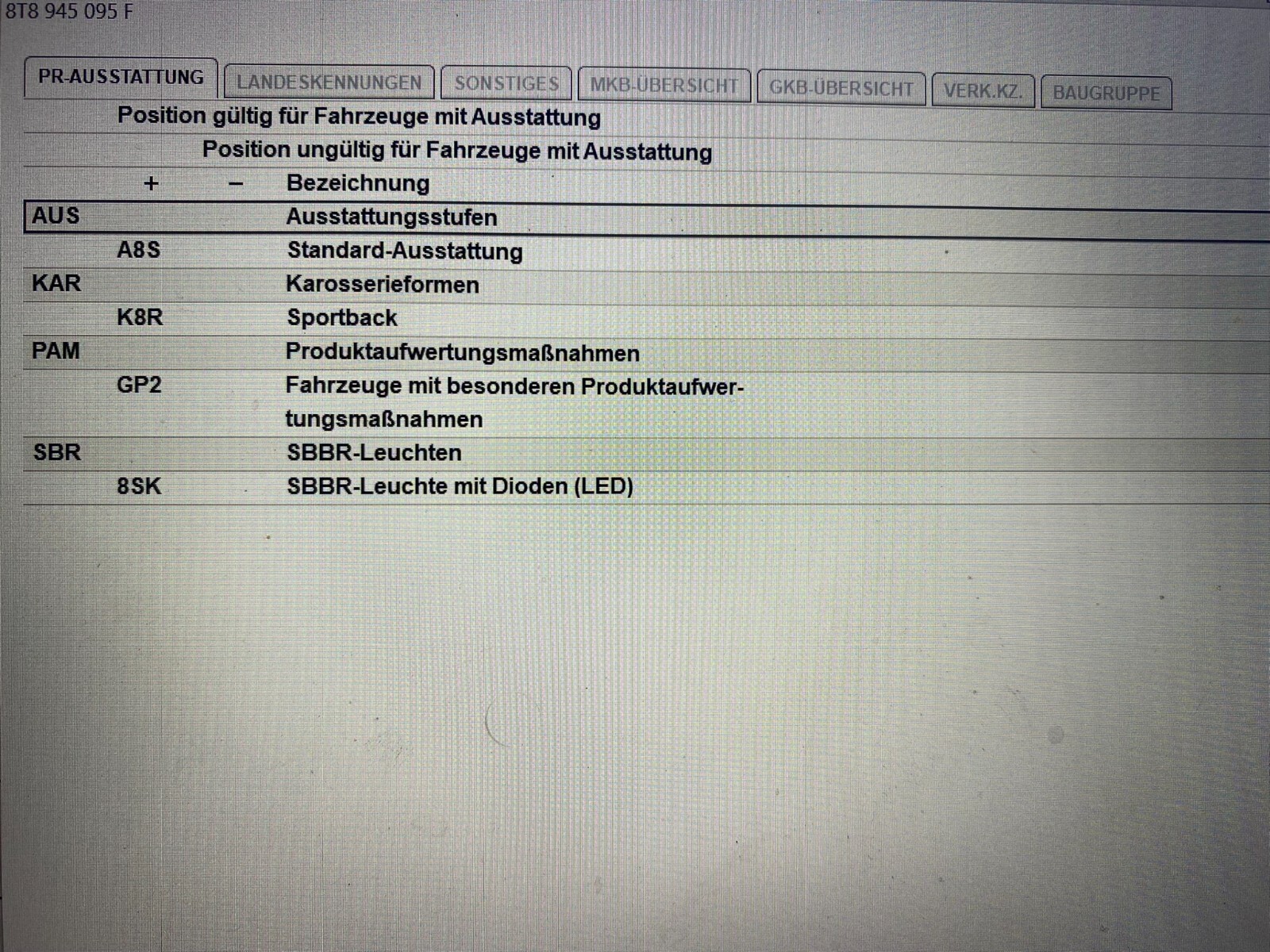 AUDI A5 8T3 HINTEN LINKS AUßEN LED RÜCKLICHT 8T8945095F ORIGINAL NEU!!! - Obrázek 12