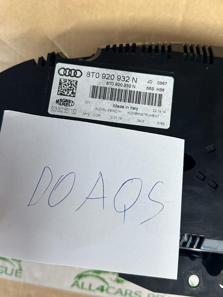 AUDI A5/S5 KOMBIINSTRUMENT 8T0920932N- FAST NEU ! DEMONT VOM TEST CAR- NUR 30KM! - Obrázek 14