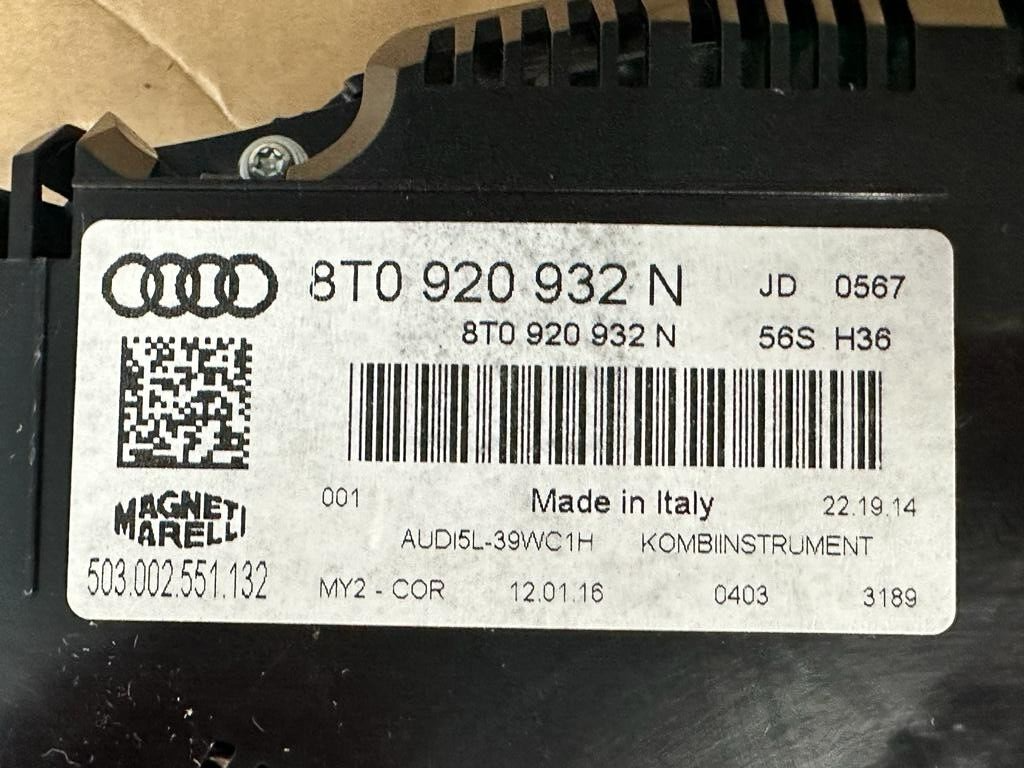 AUDI A5/S5 KOMBIINSTRUMENT 8T0920932N- FAST NEU ! DEMONT VOM TEST CAR- NUR 30KM! - Obrázek 6
