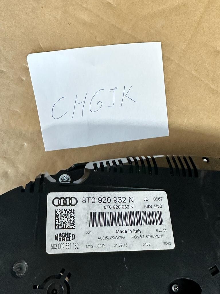 AUDI A5/S5 TACHO KOMBIINSTRUMENT 8T0920932N DEMONT VOM TEST CAR-STAND NUR 24 KM - Obrázek 16