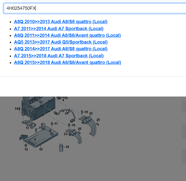 AUDI A6 A7 A8 Q5 3.0 TDI DIESELPARTIKELFILTER 4H0254750F = 4H0254750FX FAST NEU - Obrázek 11