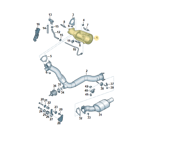 AUDI A6 A7 A8 Q5 3.0 TDI DIESELPARTIKELFILTER 4H0254750F = 4H0254750FX FAST NEU - Obrázek 19