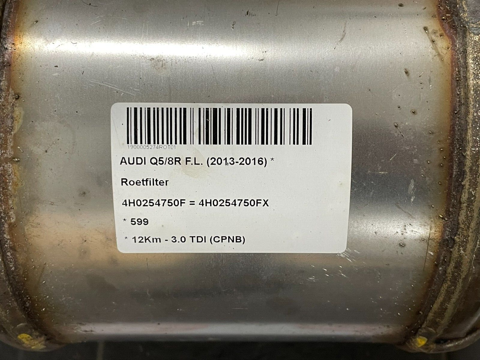 AUDI A6 A7 A8 Q5 3.0 TDI DIESELPARTIKELFILTER 4H0254750F = 4H0254750FX FAST NEU - Obrázek 3