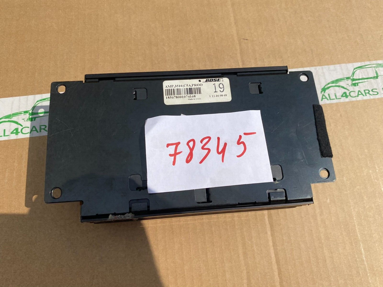 AUDI A6 C5/4B AVANT STEUERGERÄT BOSE VERSTÄRKER AMP, 3510, C5A, BOSE AMPLIFIER - Obrázek 14