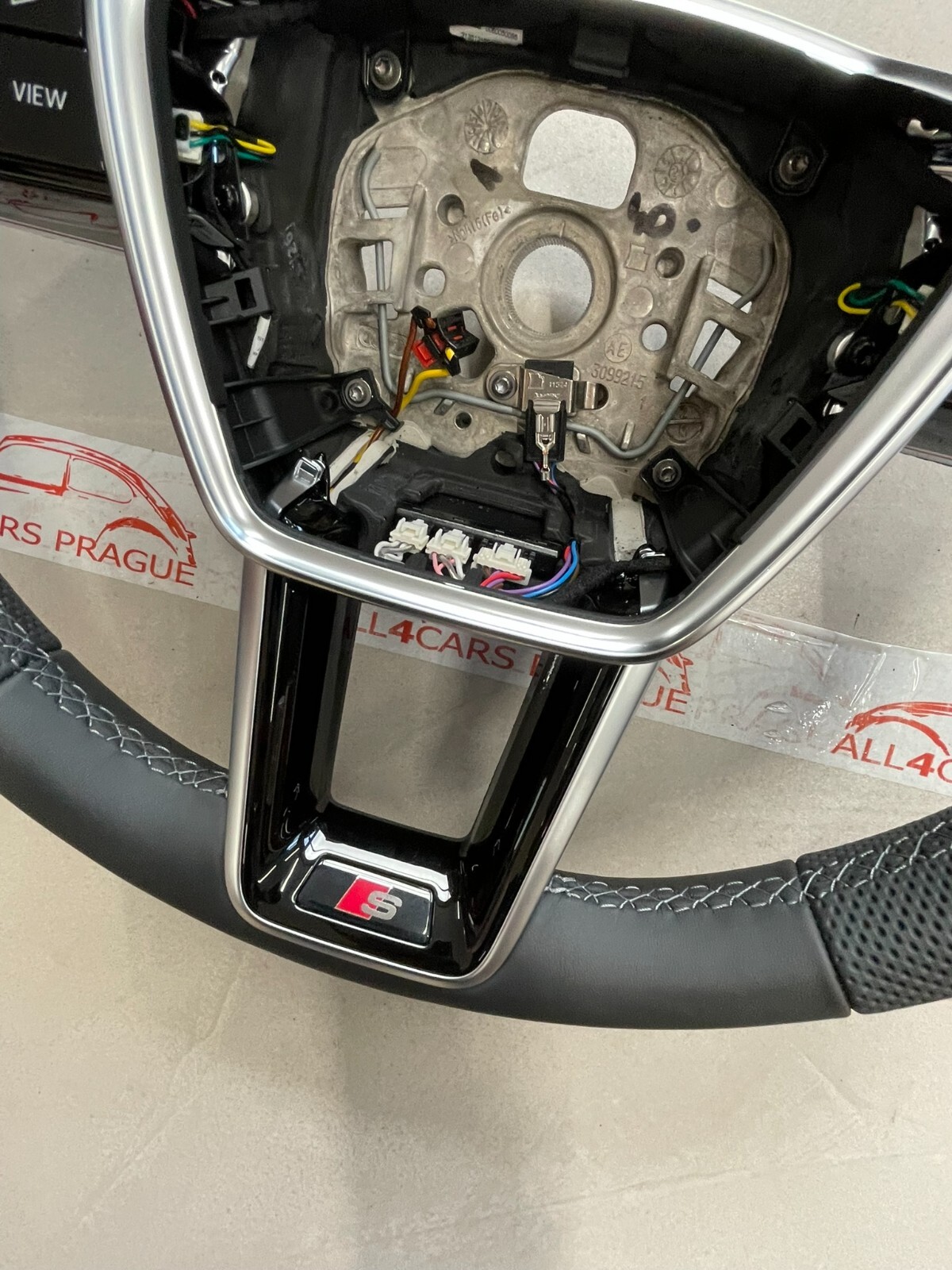 AUDI A6 S6 A7 S7 C8 4K AUDI S SPORT LEDER LENKRAD ABGEFLACHT GELOCHT BEHEIZT NEU - Obrázek 11