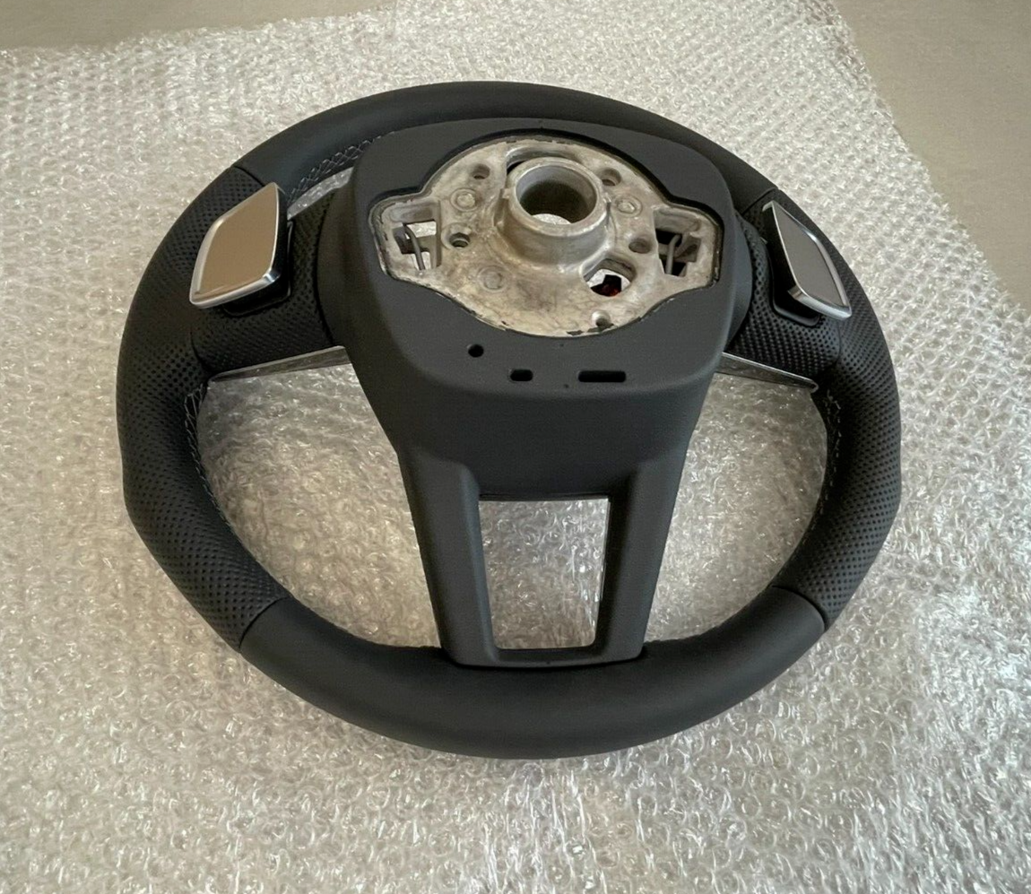 AUDI A6 S6 A7 S7 C8 4K AUDI S SPORT LEDER LENKRAD ABGEFLACHT GELOCHT BEHEIZT NEU - Obrázek 17