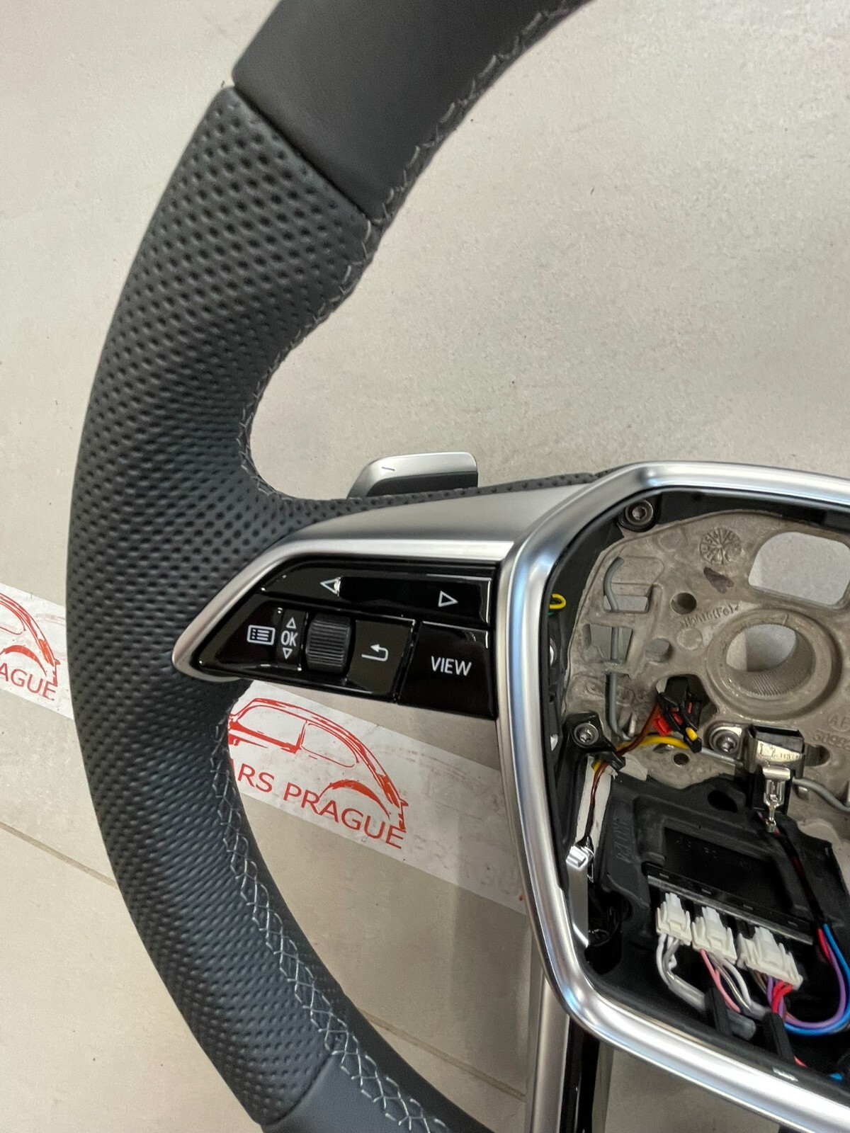 AUDI A6 S6 A7 S7 C8 4K AUDI S SPORT LEDER LENKRAD ABGEFLACHT GELOCHT BEHEIZT NEU - Obrázek 10