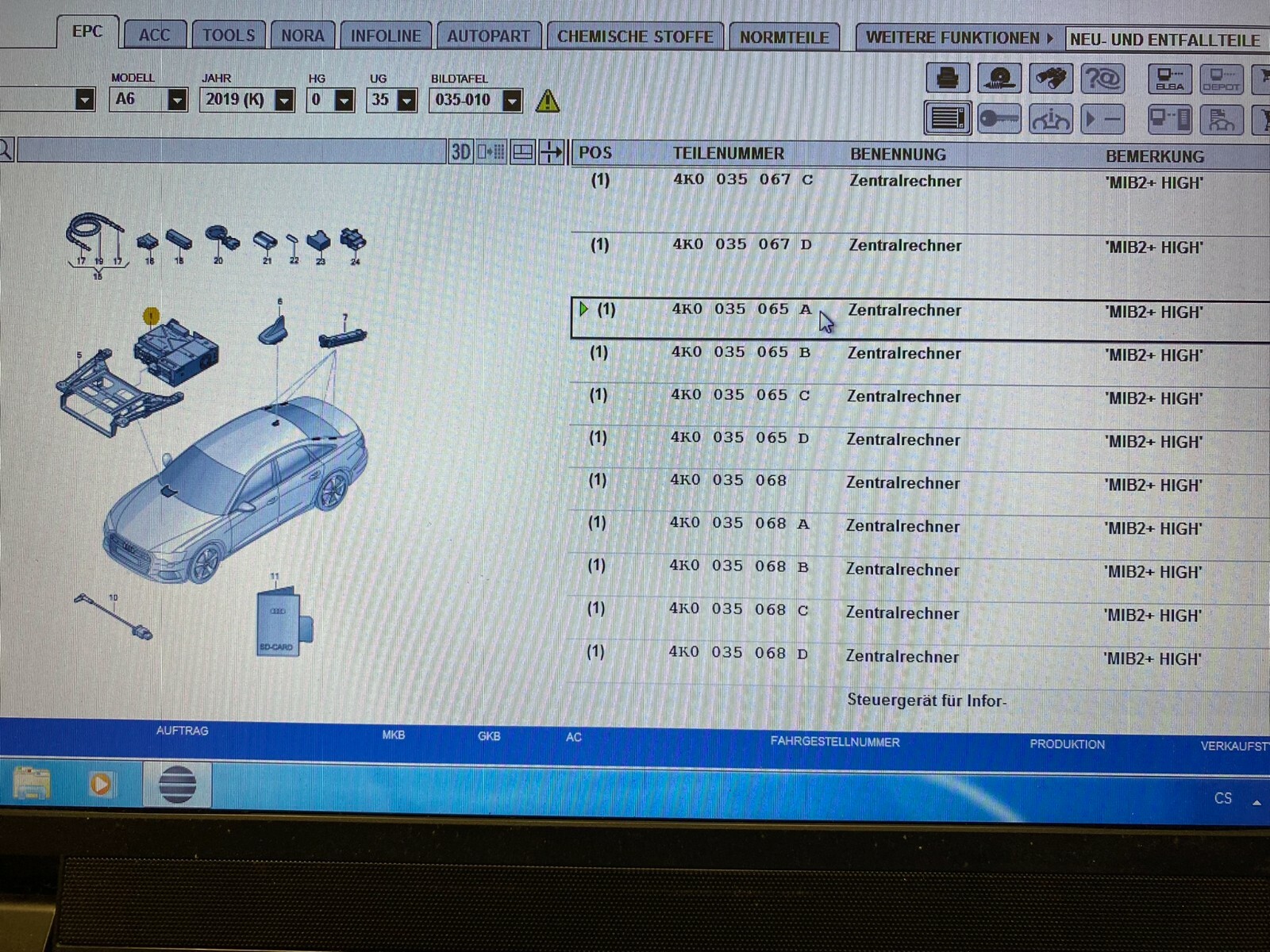 AUDI A6/S6,A7,A8,Q8 NAVIGATION MULTIMEDIA NAVI UNIT MMI 4K0035065A ORIG. NEU!!! - Obrázek 13