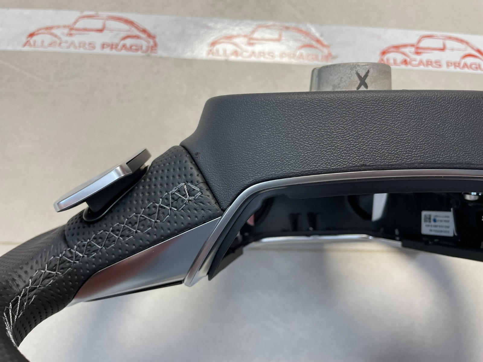 AUDI A7 C8 - AUDI SPORT LENKRAD S LEDER GELOCHT ABGEFLACHT 4K0419091BE ORIG NEU - Obrázek 19