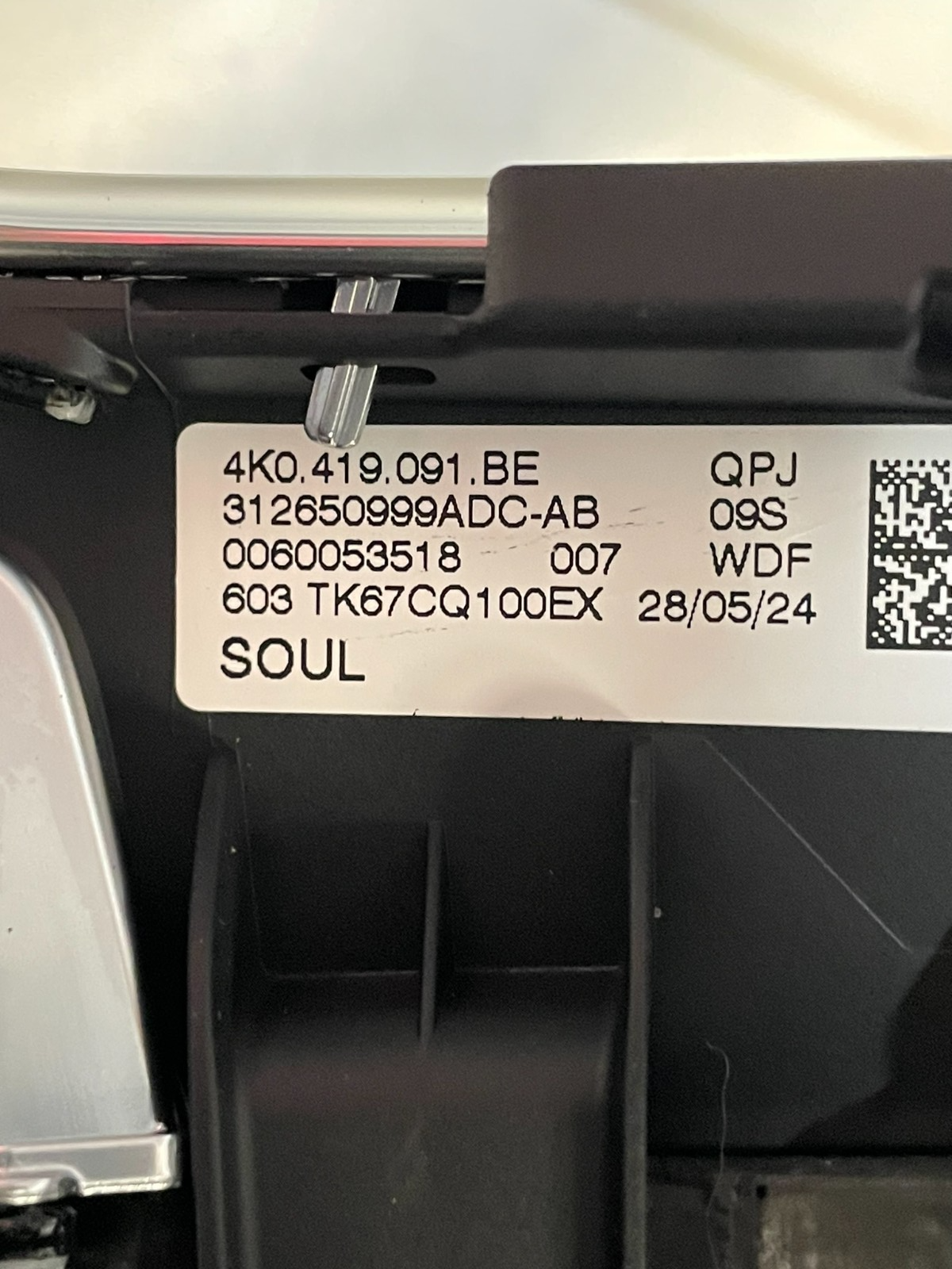 AUDI A7 C8 - AUDI SPORT LENKRAD S LEDER GELOCHT ABGEFLACHT 4K0419091BE ORIG NEU - Obrázek 4