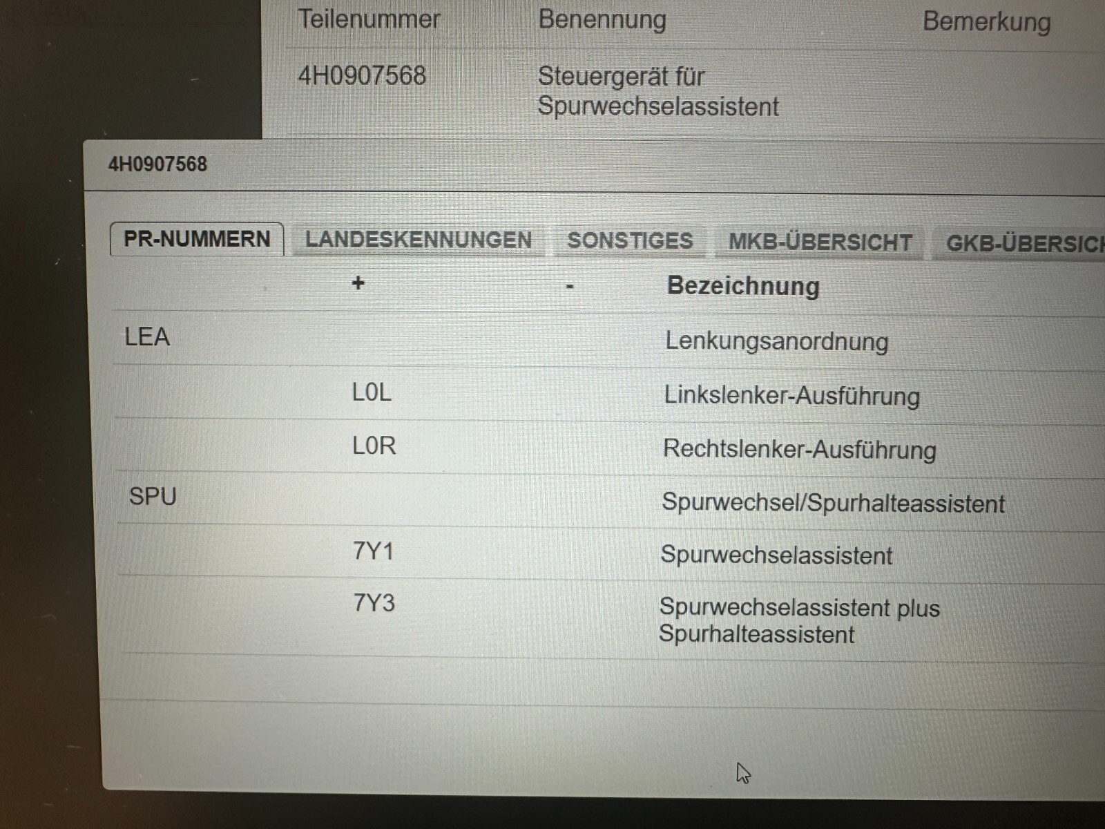 AUDI A8 4H STEUERGERÄT SPURWECHSEL ASSISTENT LINKS 4H0907568 Fast Neu Test Car - Obrázek 6