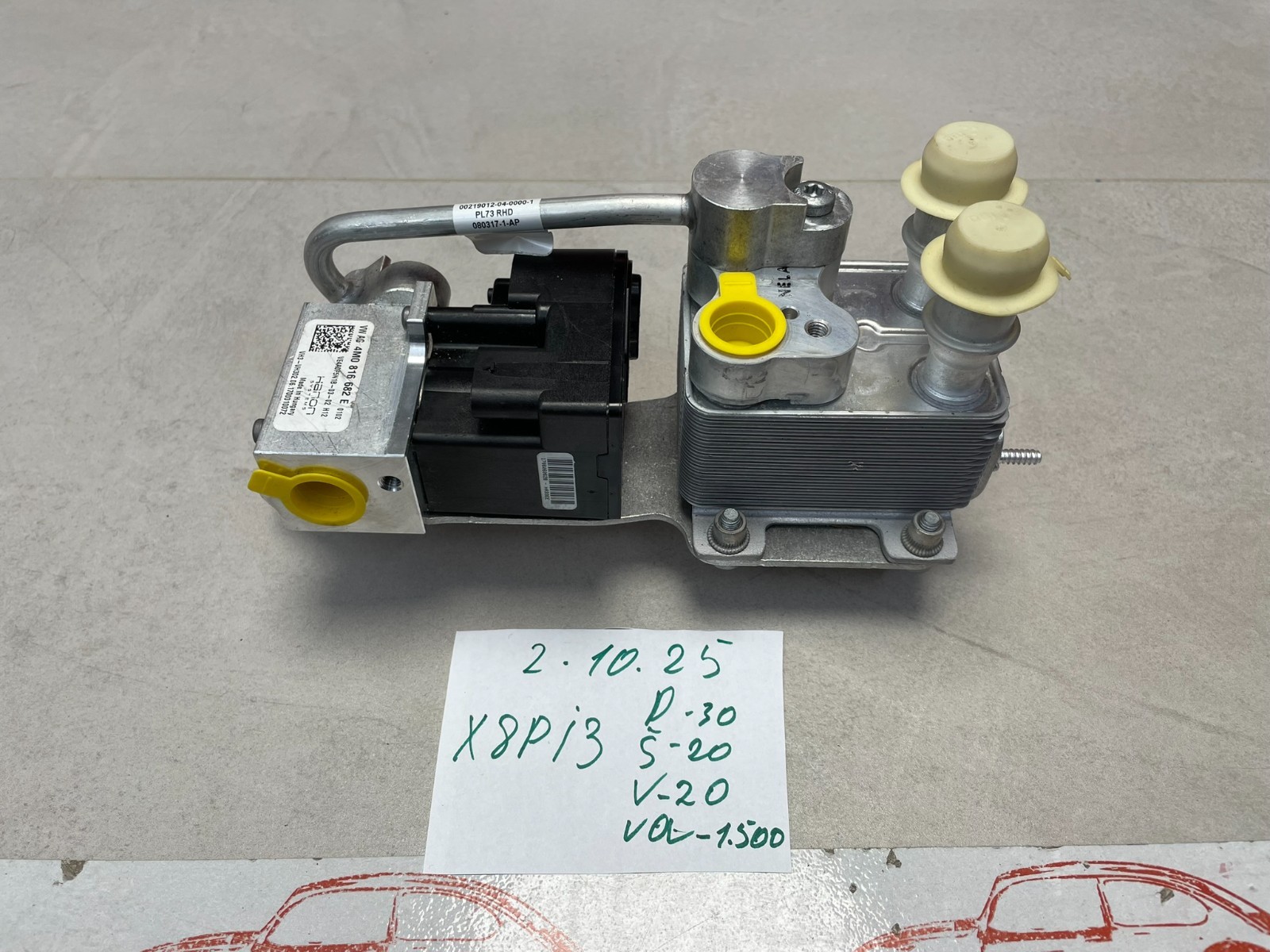 AUDI BENTLEY VW WÄRMETAUSCHER EXPANSIONSVENTIL 4M2816112G + 4M0816682E ORIG TEIL - Obrázek 17