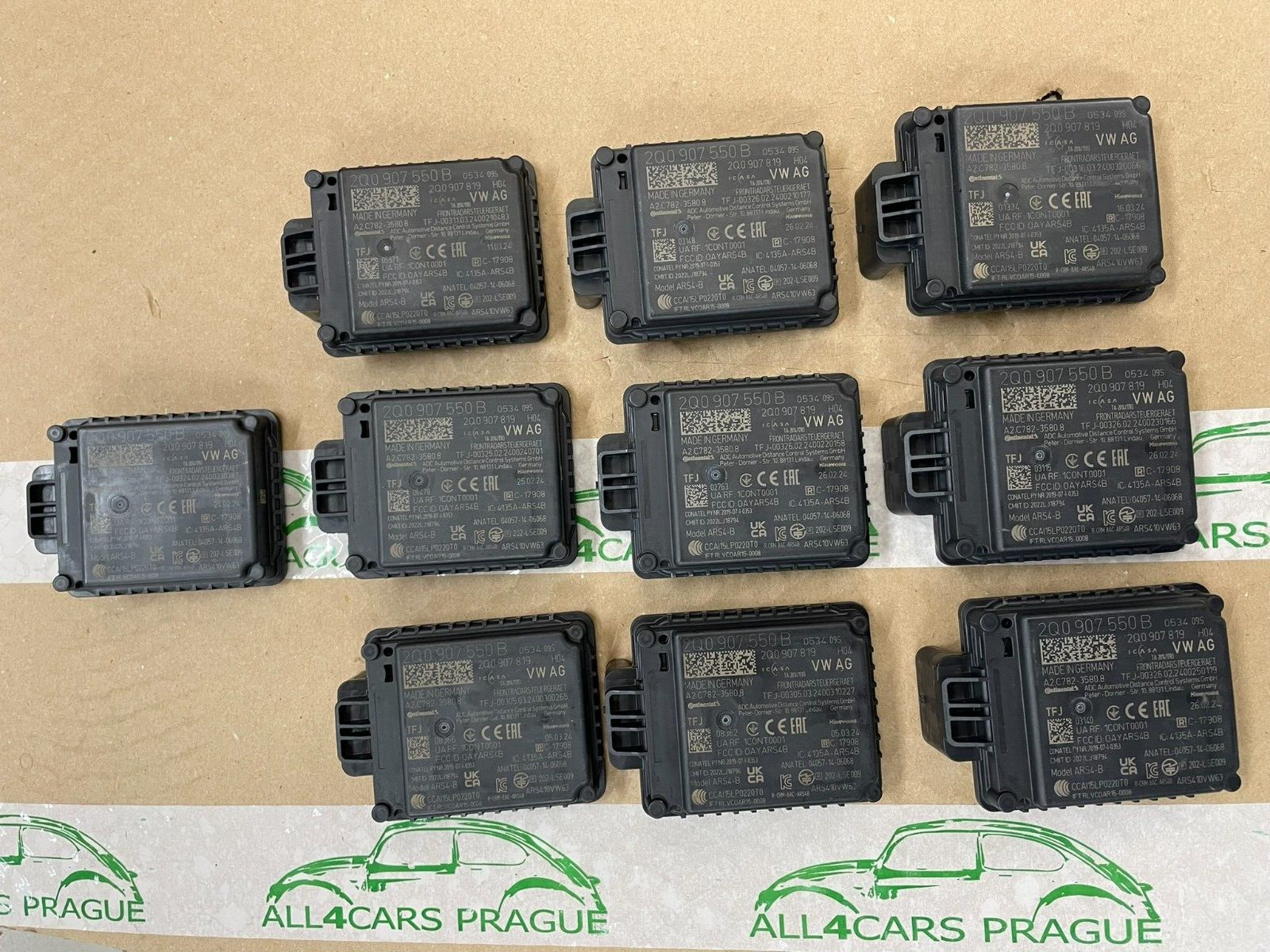 AUDI Q2 Q3 RSQ3 ACC STEUERGERÄT BSTANDSREGELUNG RADARSENSOR 2Q0907550B ORIG NEU