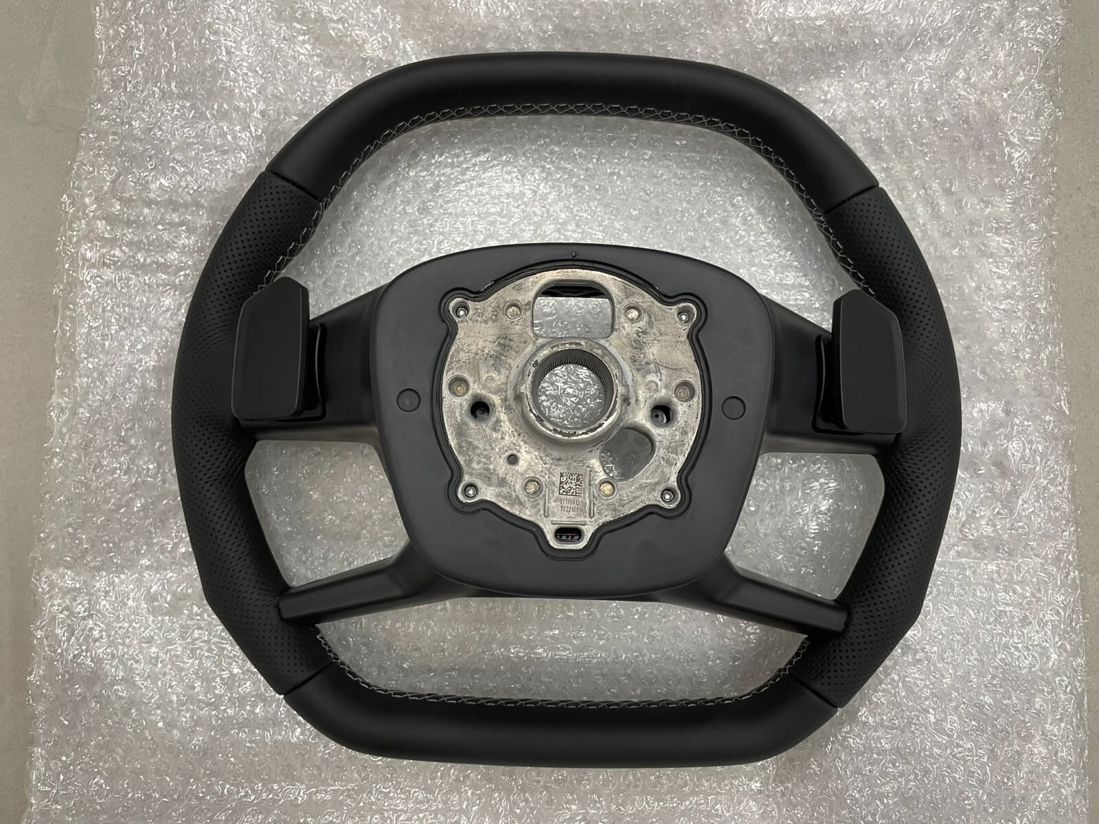 AUDI Q4 Q5 Q6 AUDI LEDER LENKRAD GELOCHT ABGEFLACHT PADELS 8B3419091F NEU ORIG - Obrázek 18